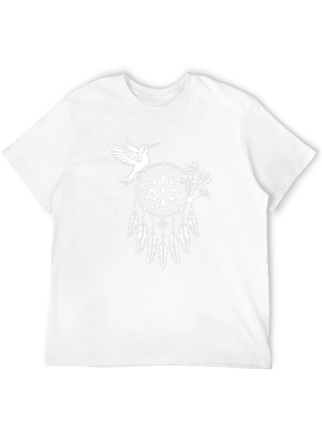 Dreamcatcher Bird Graphic Tee - Black
