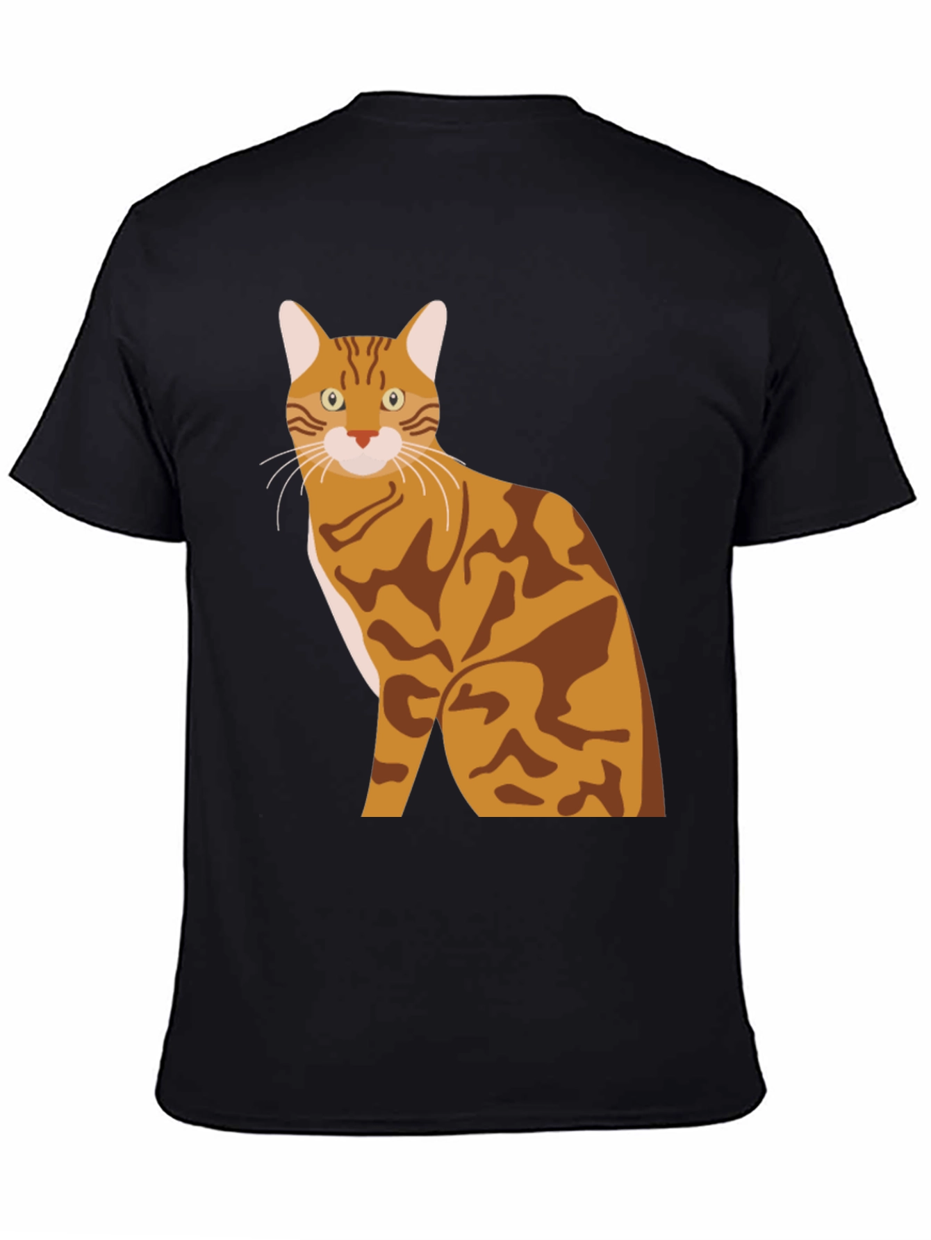 Bengal Cat Graphic Tee - Stylish Mens T-Shirt