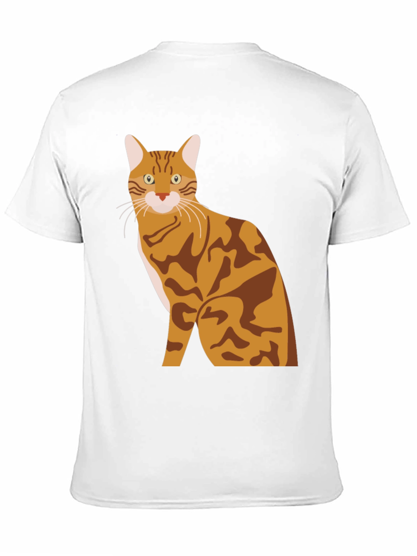 Bengal Cat Graphic Tee - Stylish Mens T-Shirt