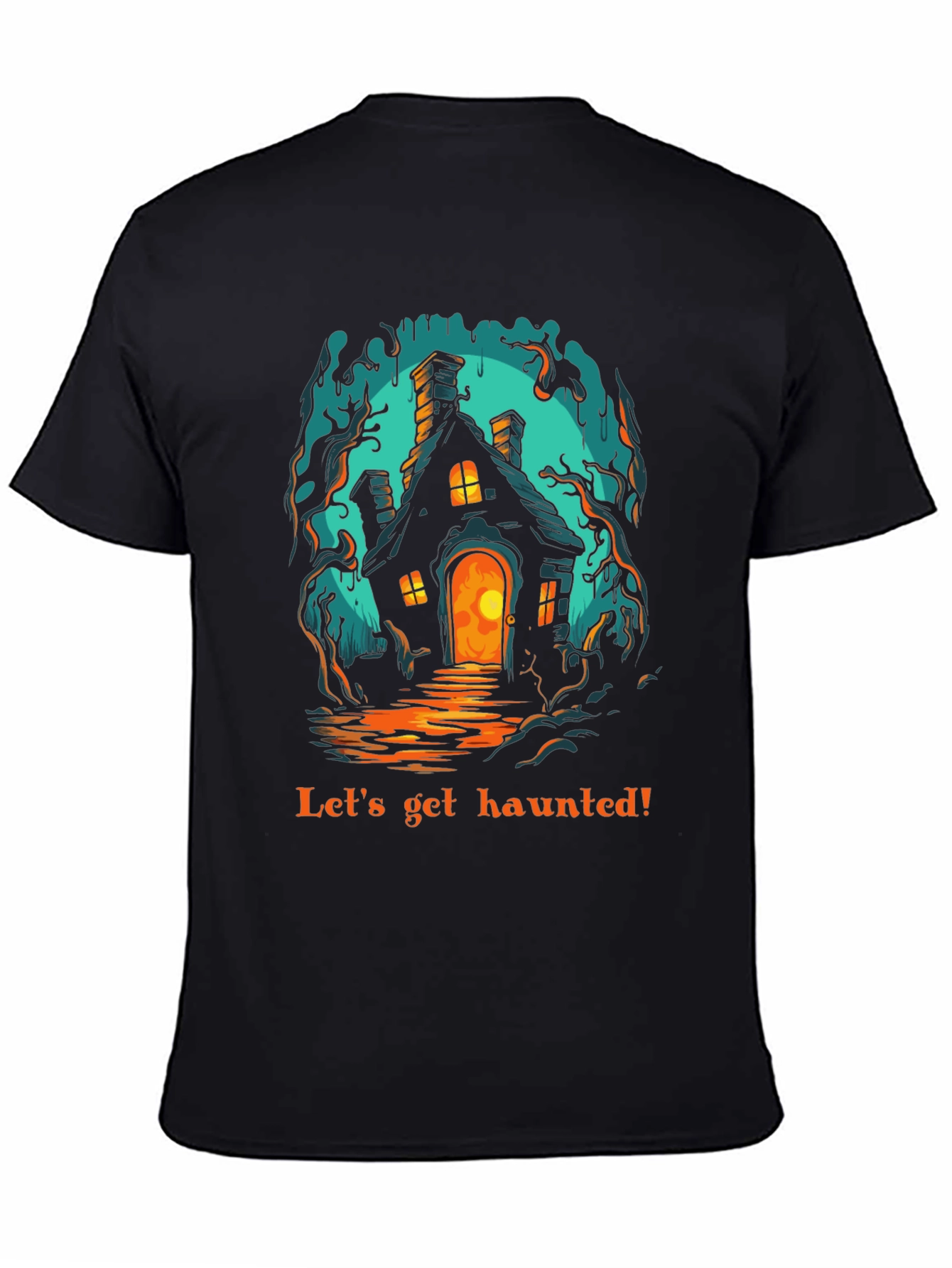 Haunted House Graphic T-Shirt - Spooky Season Ready!