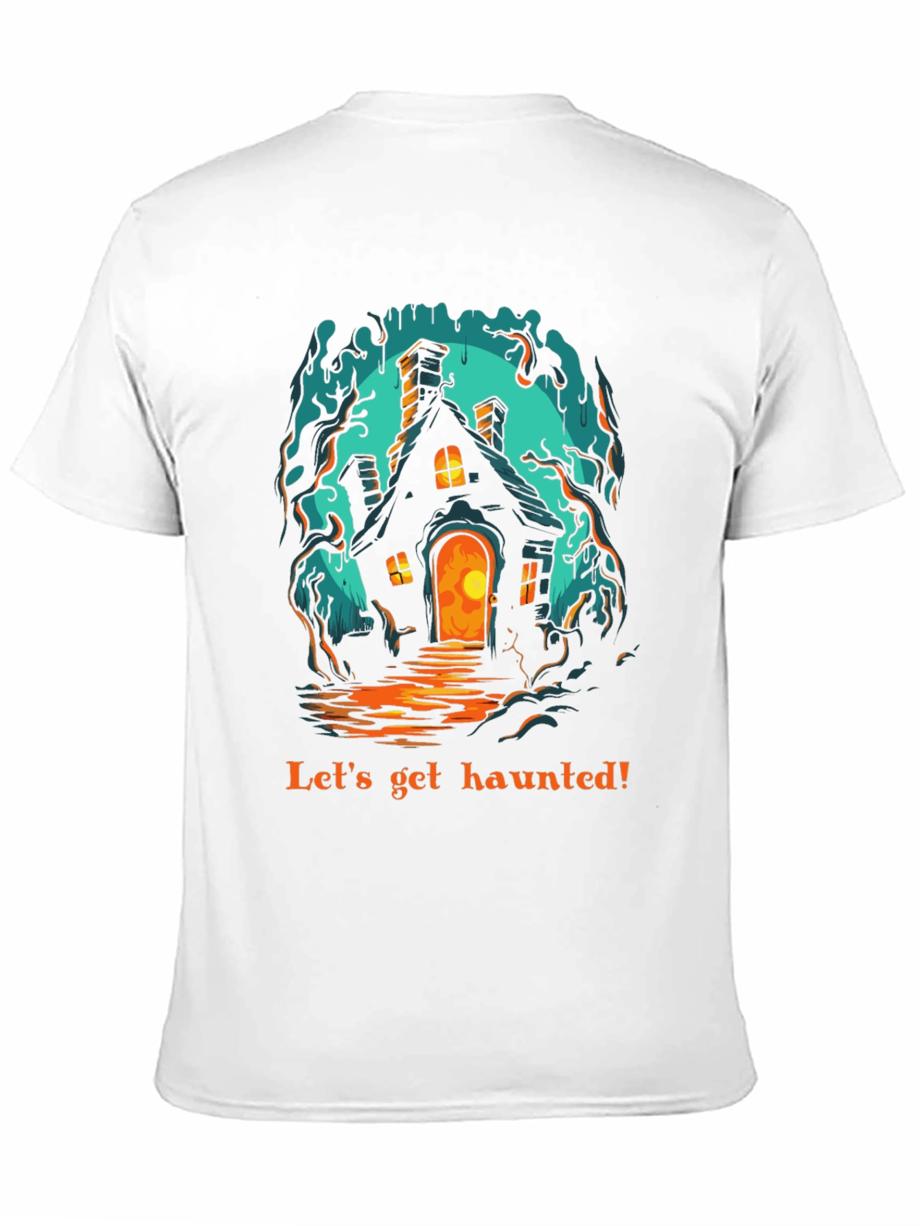 Haunted House Graphic T-Shirt - Spooky Season Ready!