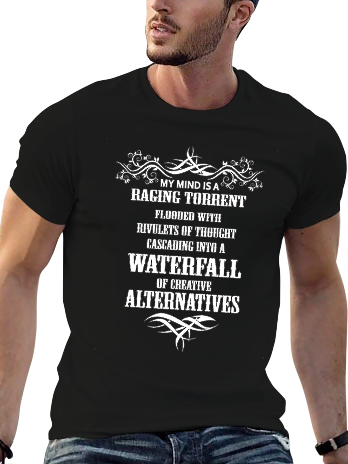 Raging Torrent Graphic T-Shirt