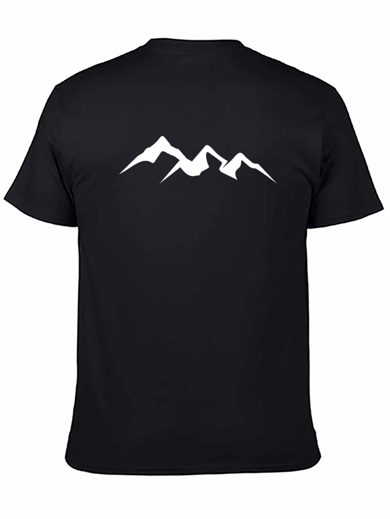Mountain Graphic Black T-Shirt | Mens Casual Tee