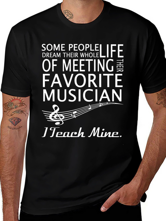 Musician Teacher Graphic Tee - Teach Mine T-Shirt