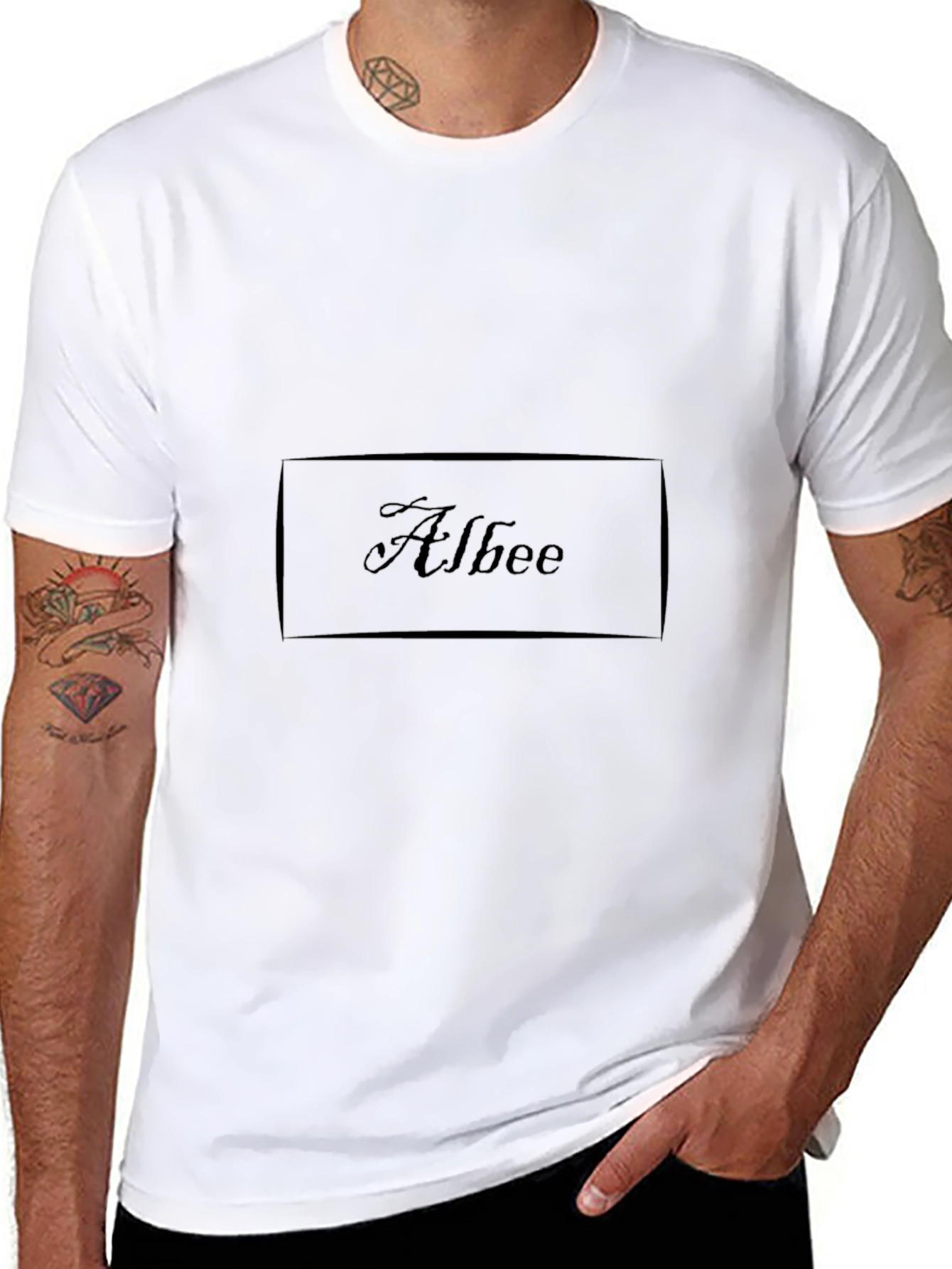 Black Albee Graphic Tee - Modern Streetwear