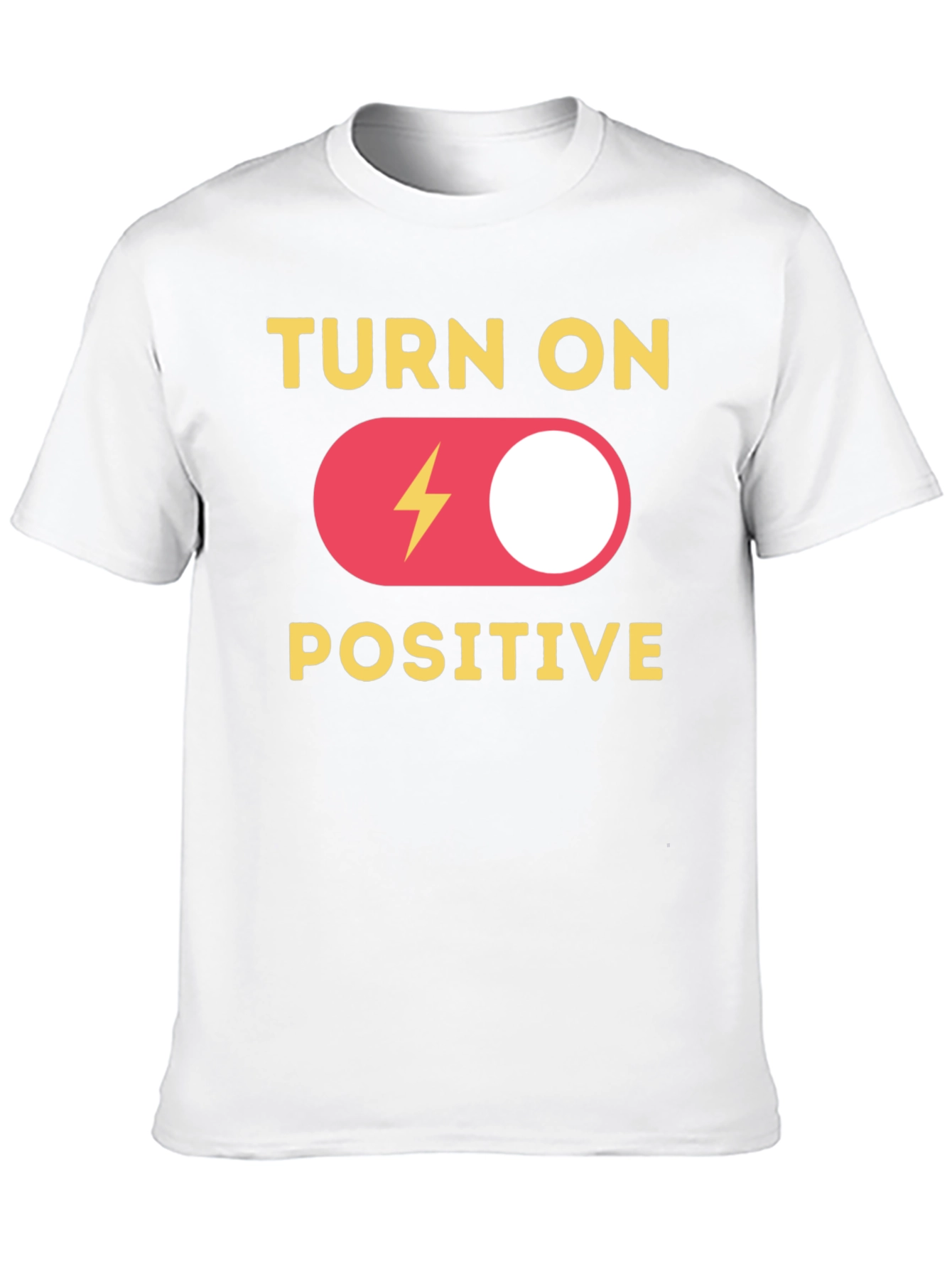 Turn On Positive Graphic T-Shirt - Black