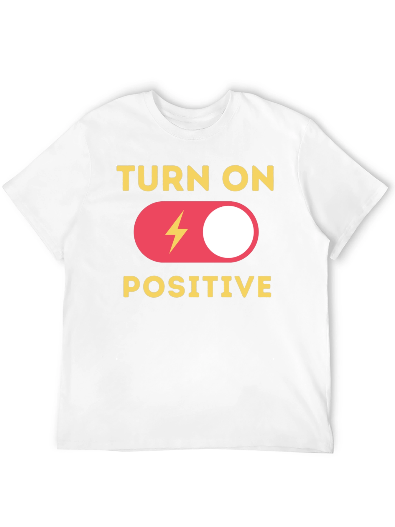 Turn On Positive Graphic T-Shirt - Black