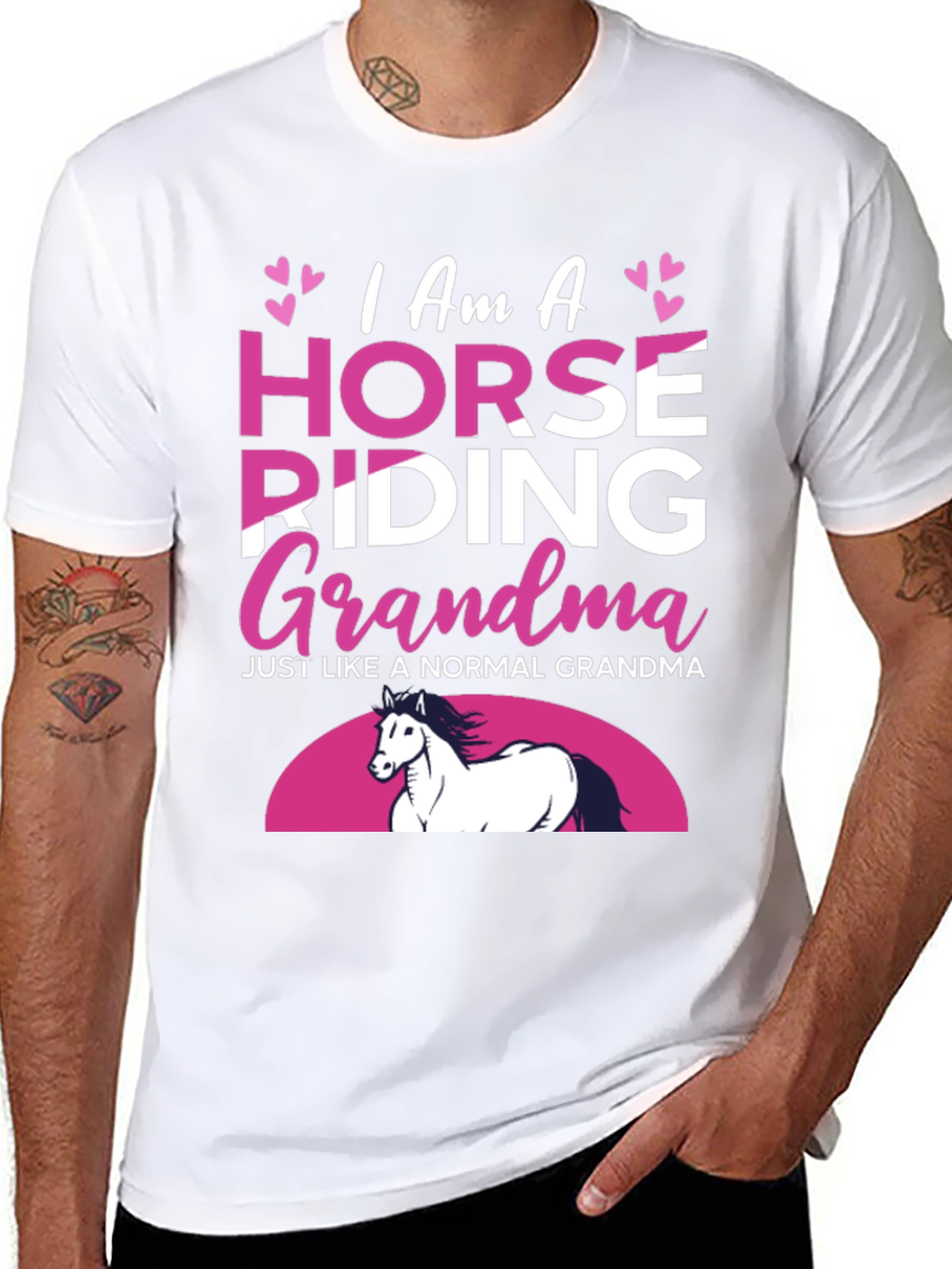 Horse Riding Grandma T-Shirt - Equestrian Gift