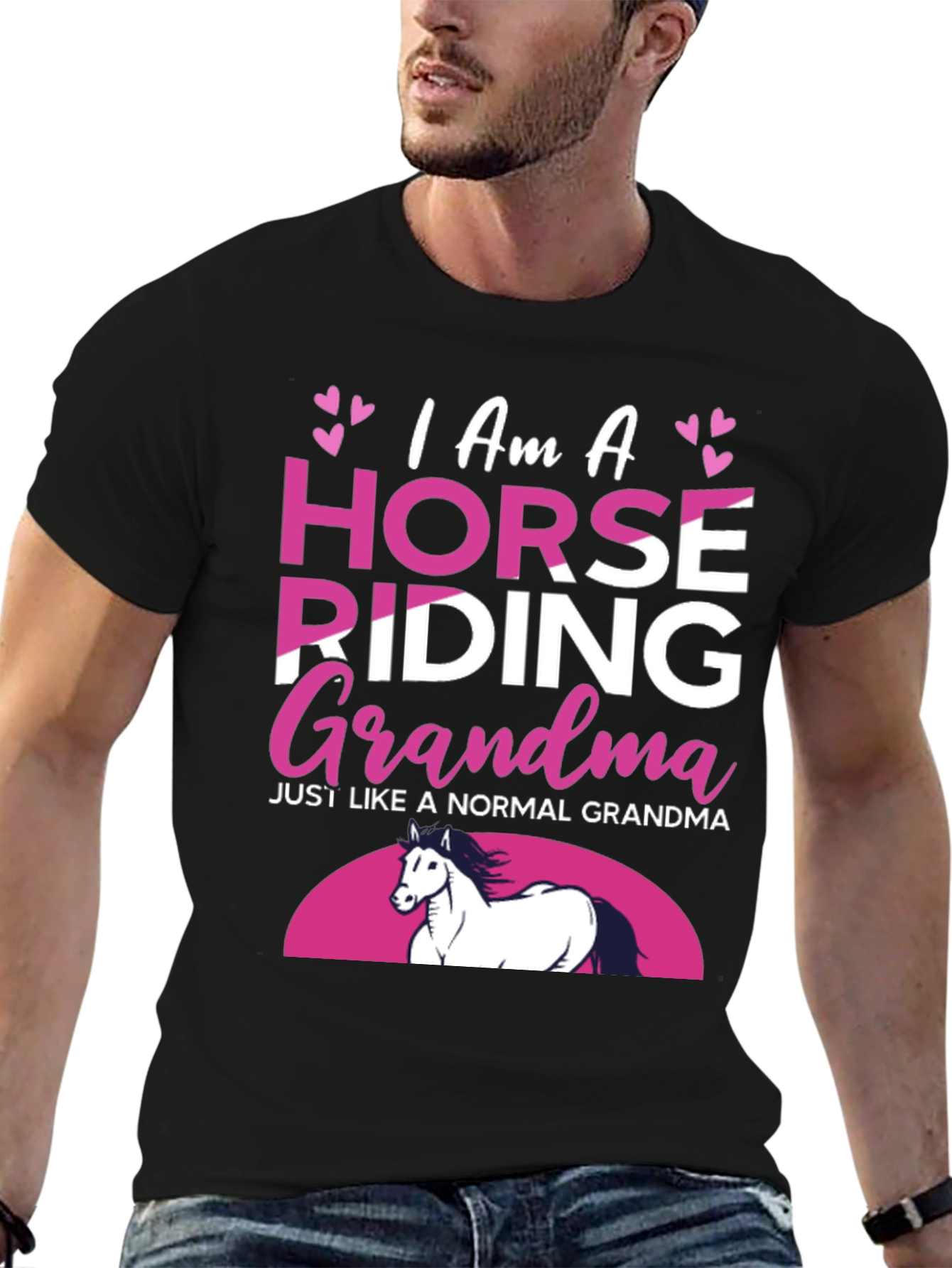 Horse Riding Grandma T-Shirt - Equestrian Gift