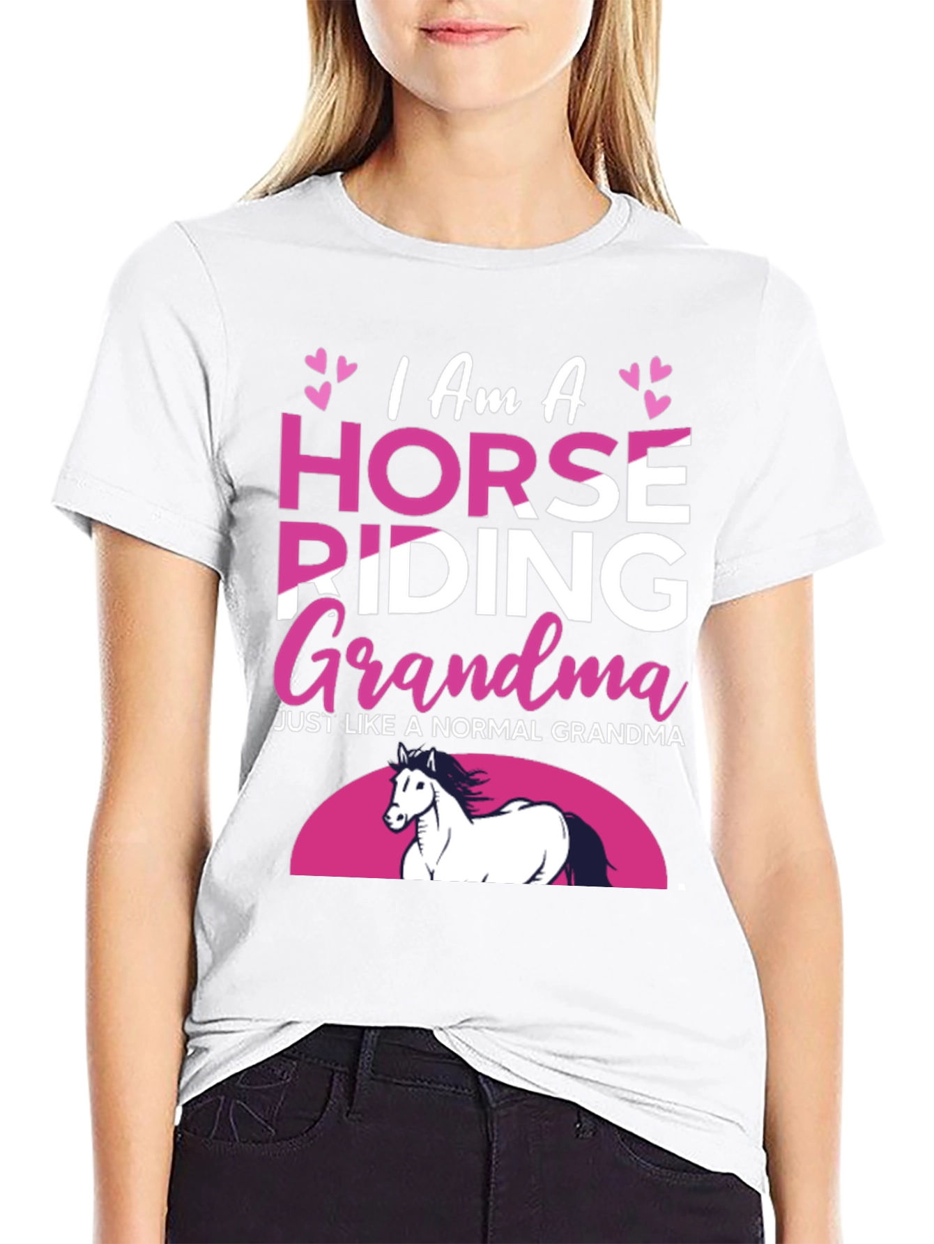Horse Riding Grandma T-Shirt - Equestrian Gift