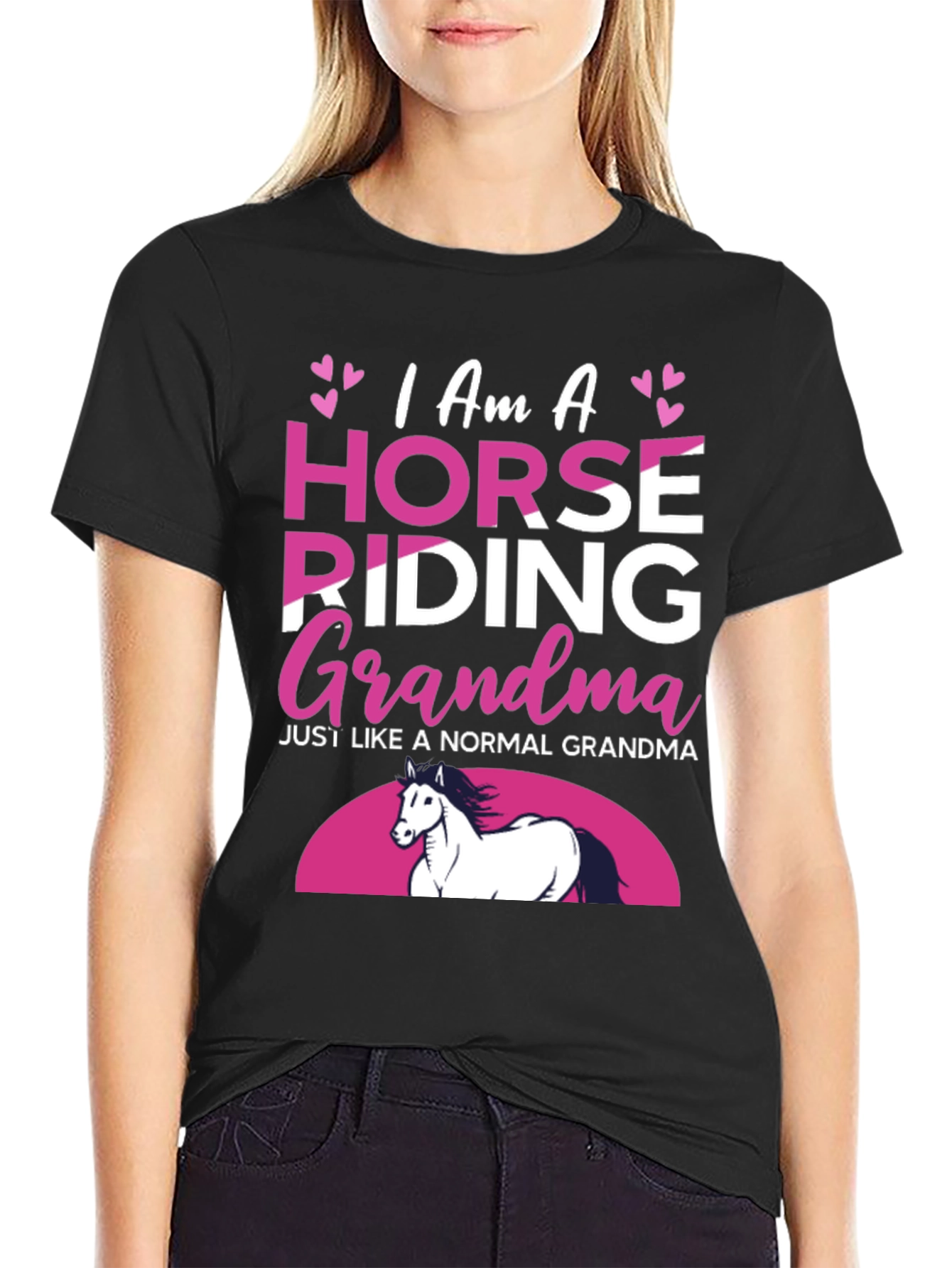 Horse Riding Grandma T-Shirt - Equestrian Gift