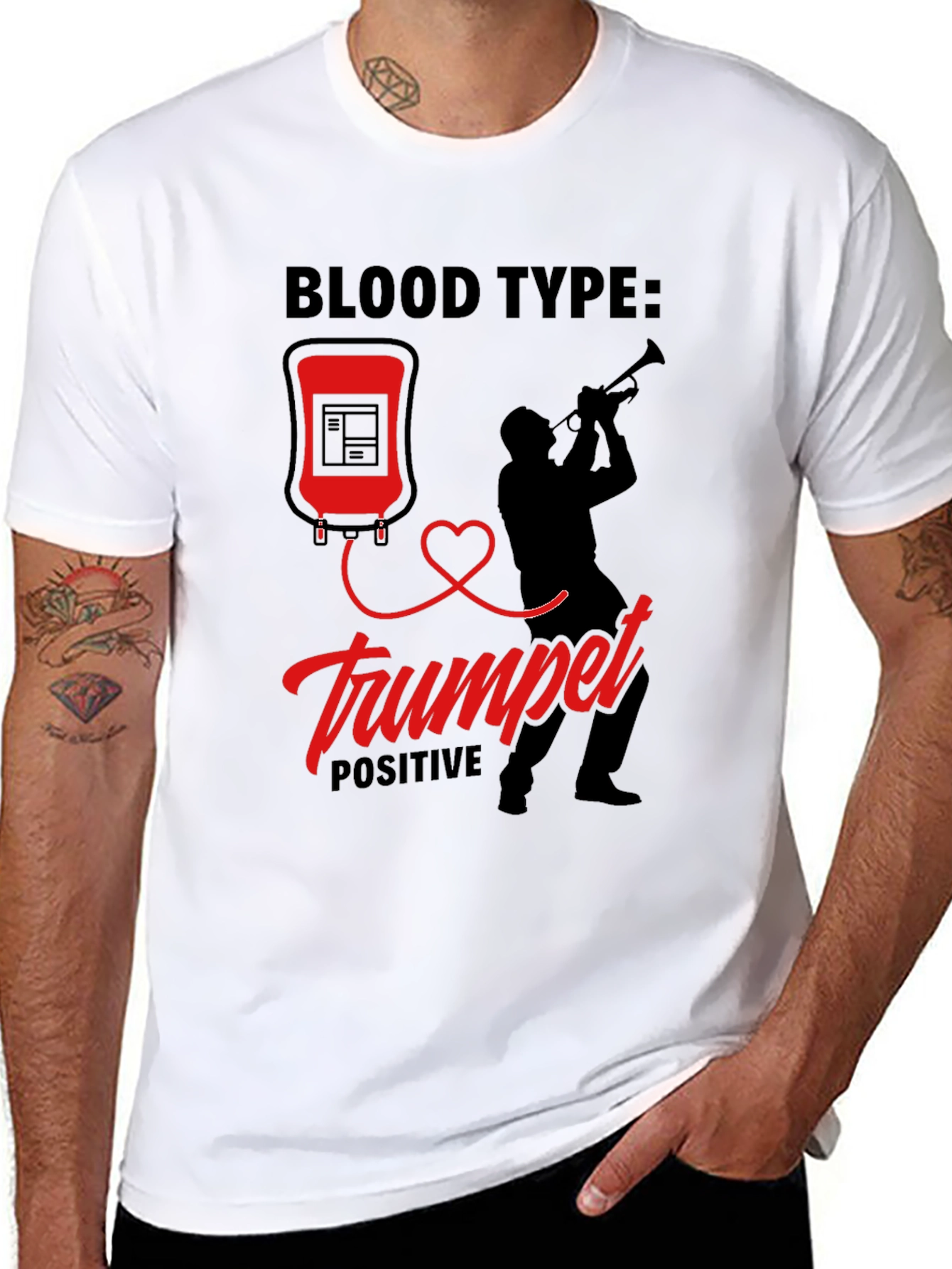 Trumpet Positive T-Shirt - Musician Tee