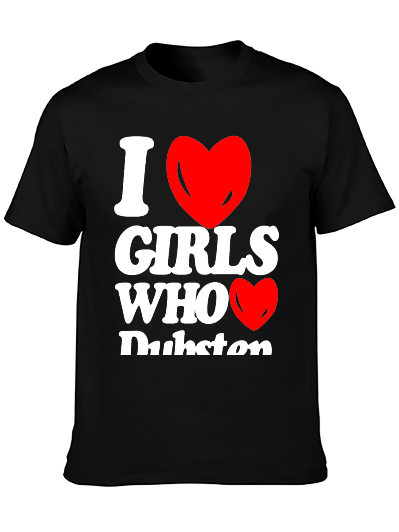 I Heart Girls Who Dubstep Graphic T-Shirt