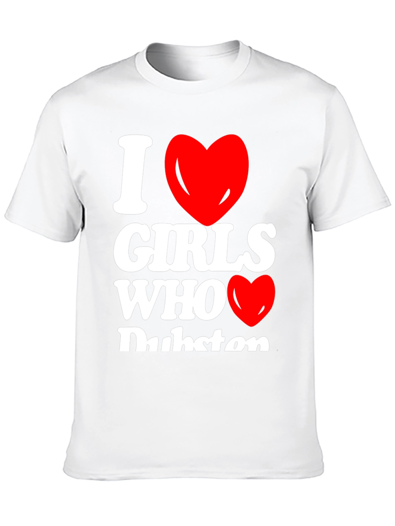 I Heart Girls Who Dubstep Graphic T-Shirt