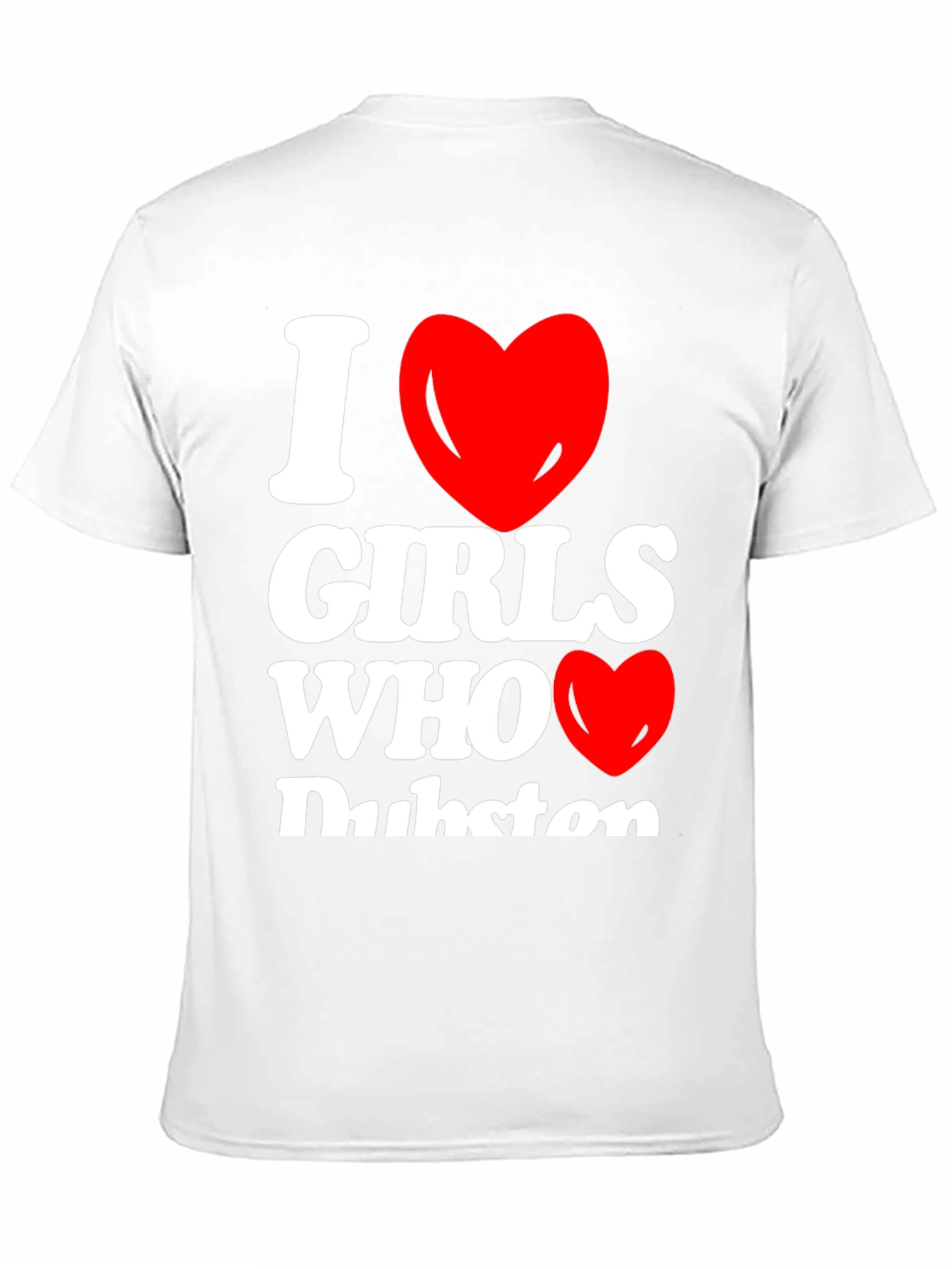 I Heart Girls Who Dubstep Graphic T-Shirt