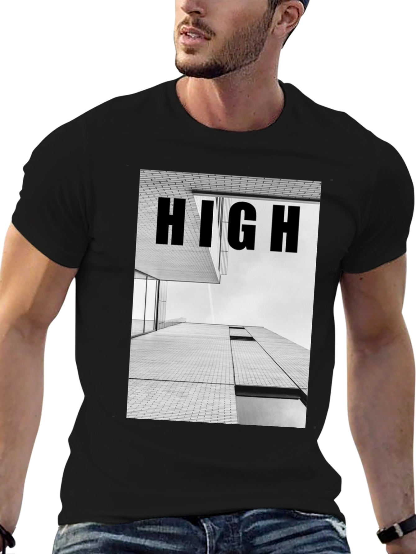 High Building Graphic Tee - Modern Streetwear Shirt