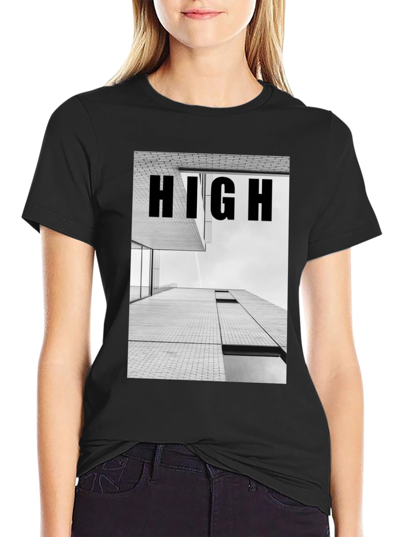 High Building Graphic Tee - Modern Streetwear Shirt