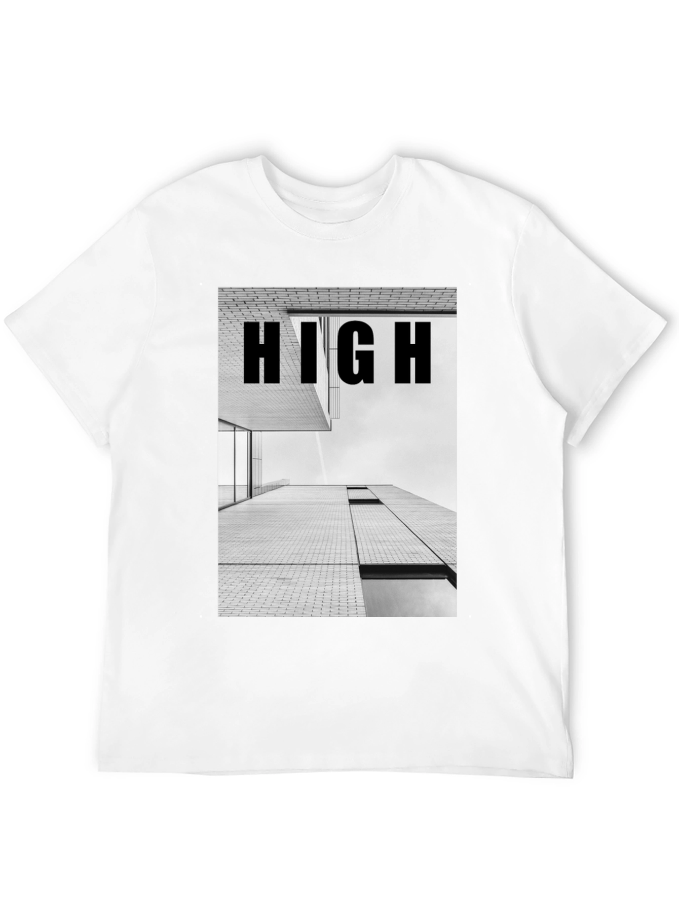High Building Graphic Tee - Modern Streetwear Shirt