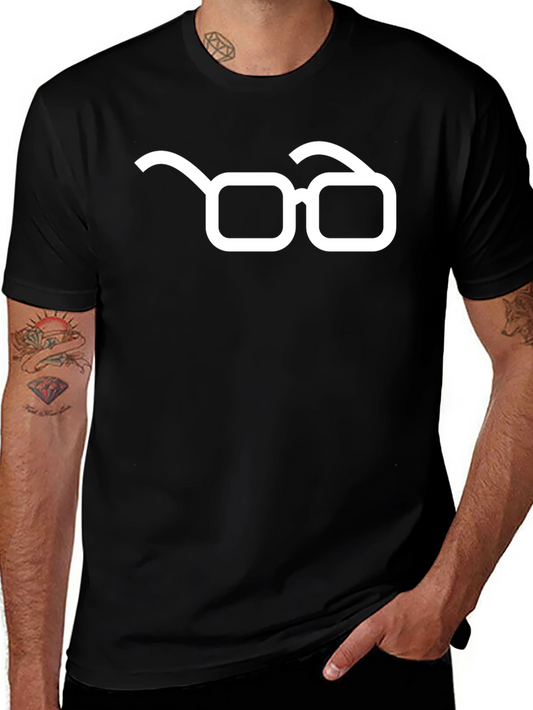 Retro Glasses Graphic Tee - Classic Style