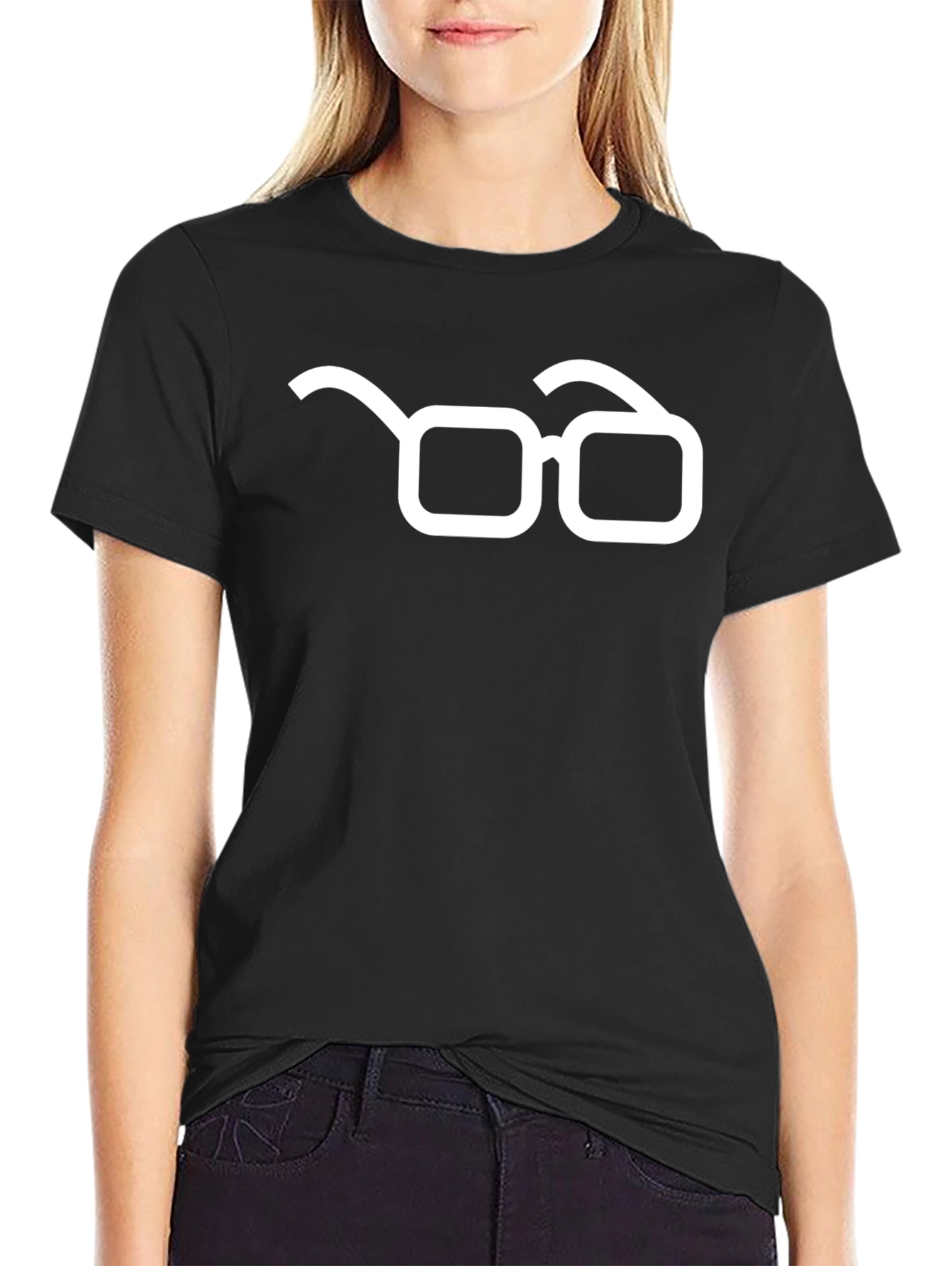 Retro Glasses Graphic Tee - Classic Style