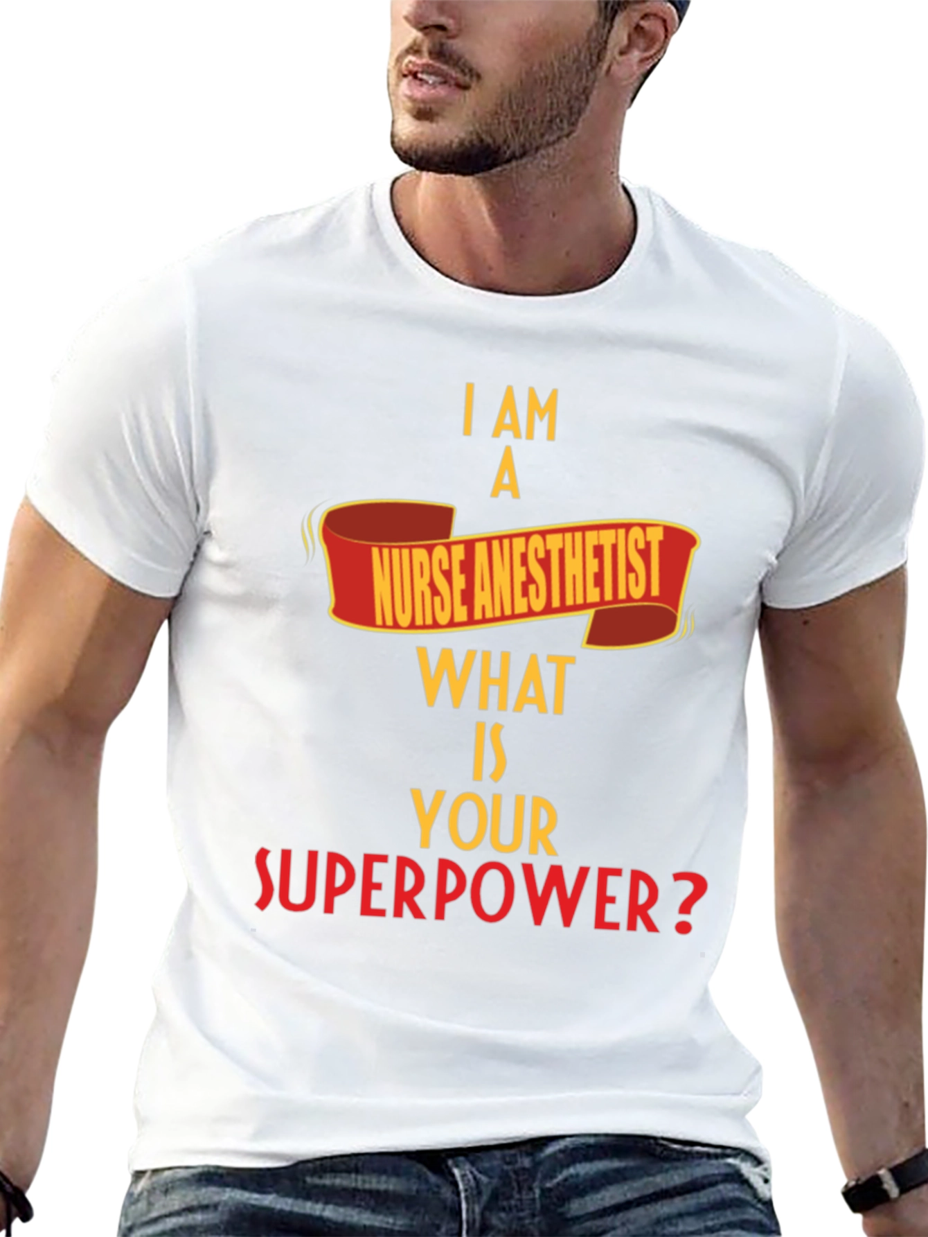 Nurse Anesthetist Superpower T-Shirt