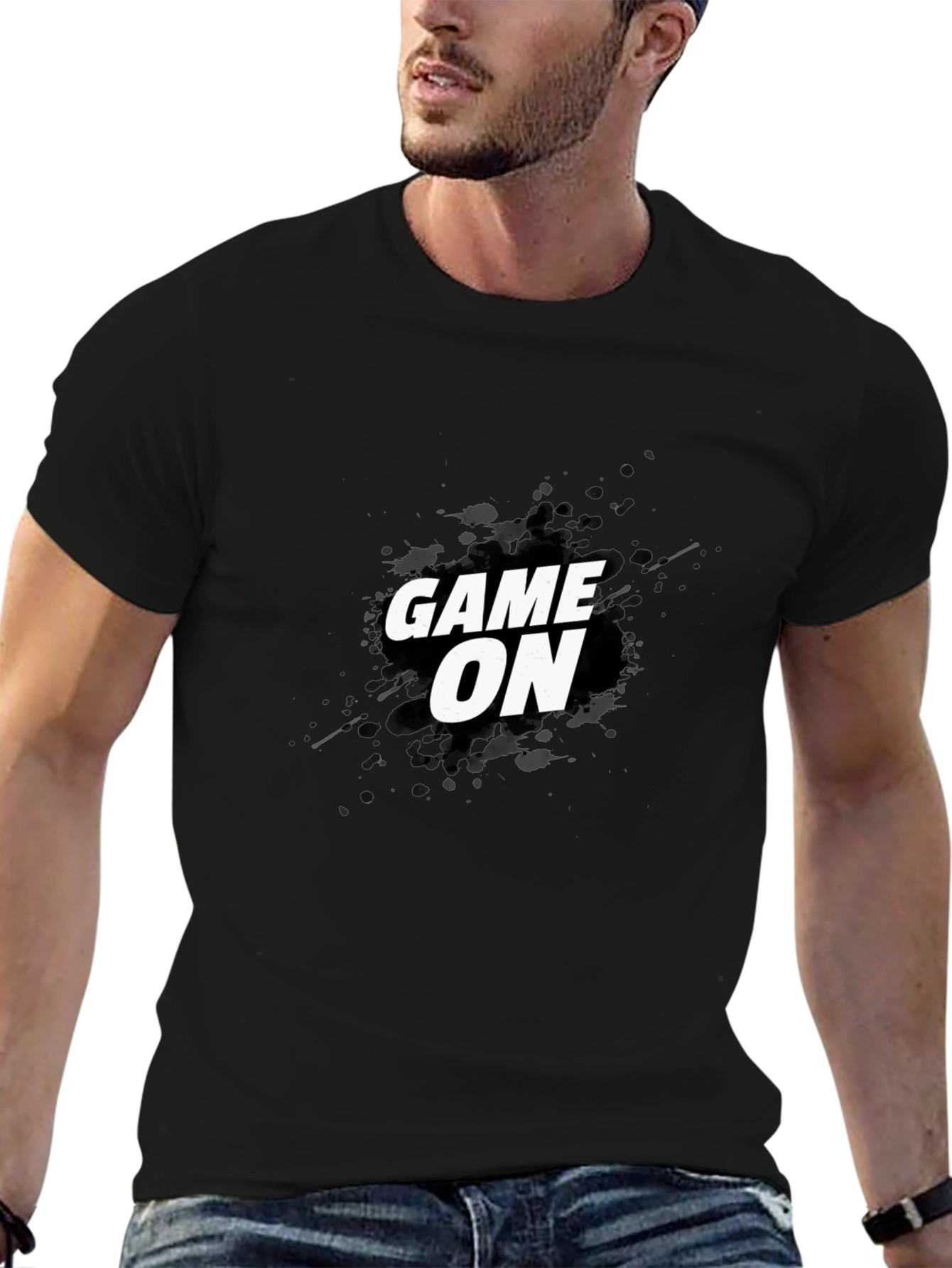 Game On Black T-Shirt