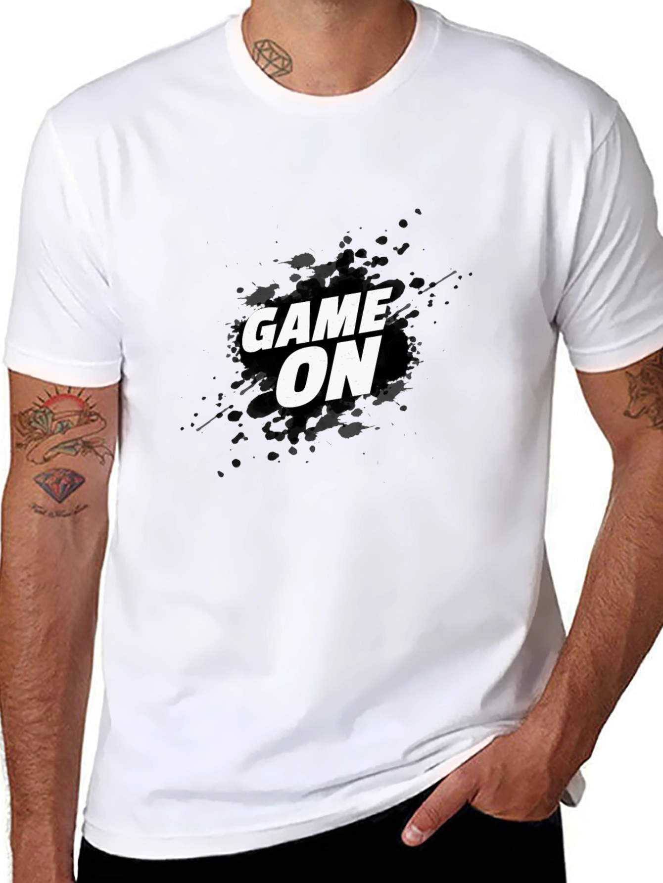 Game On Black T-Shirt