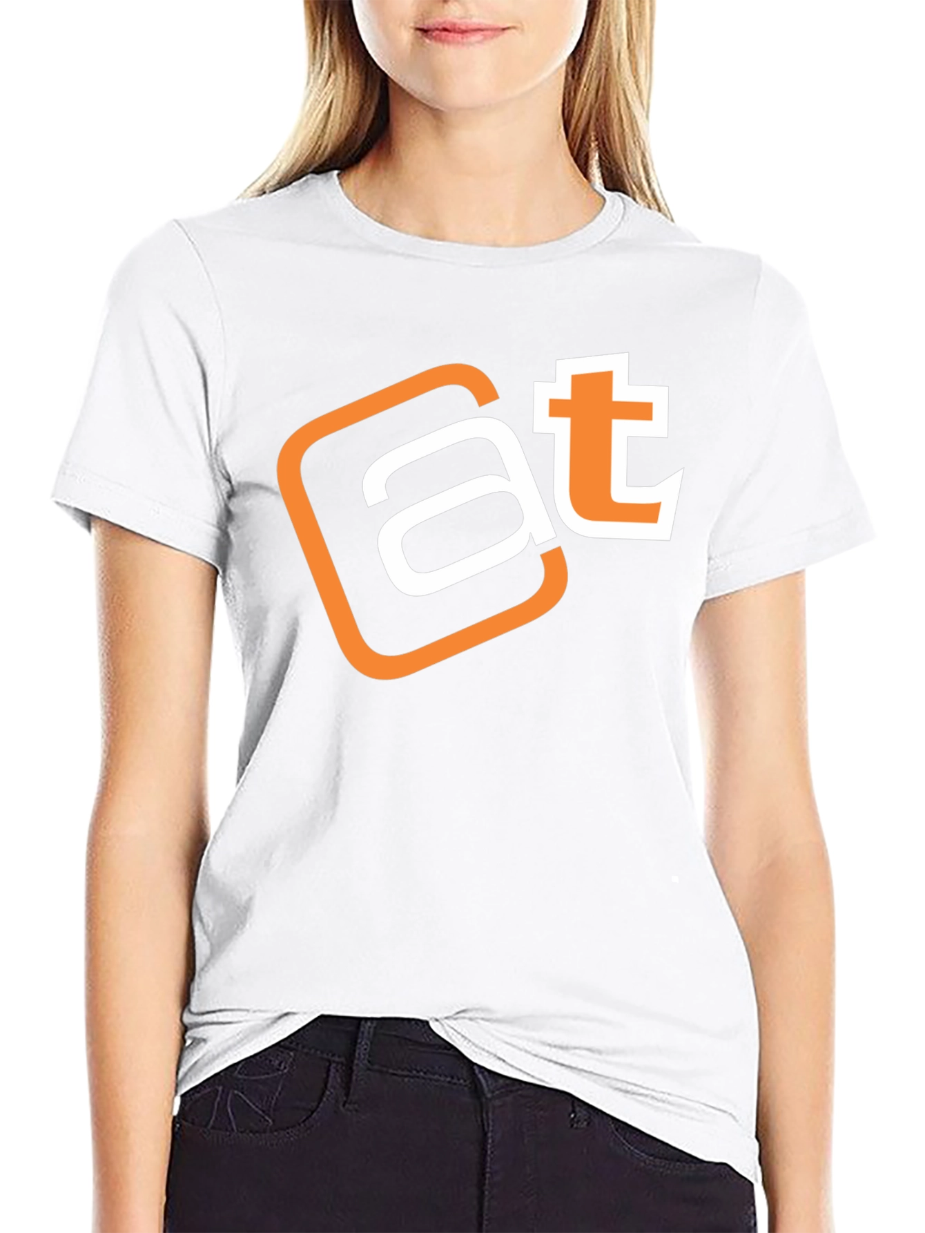 AT Logo Black T-Shirt - Modern Graphic Tee