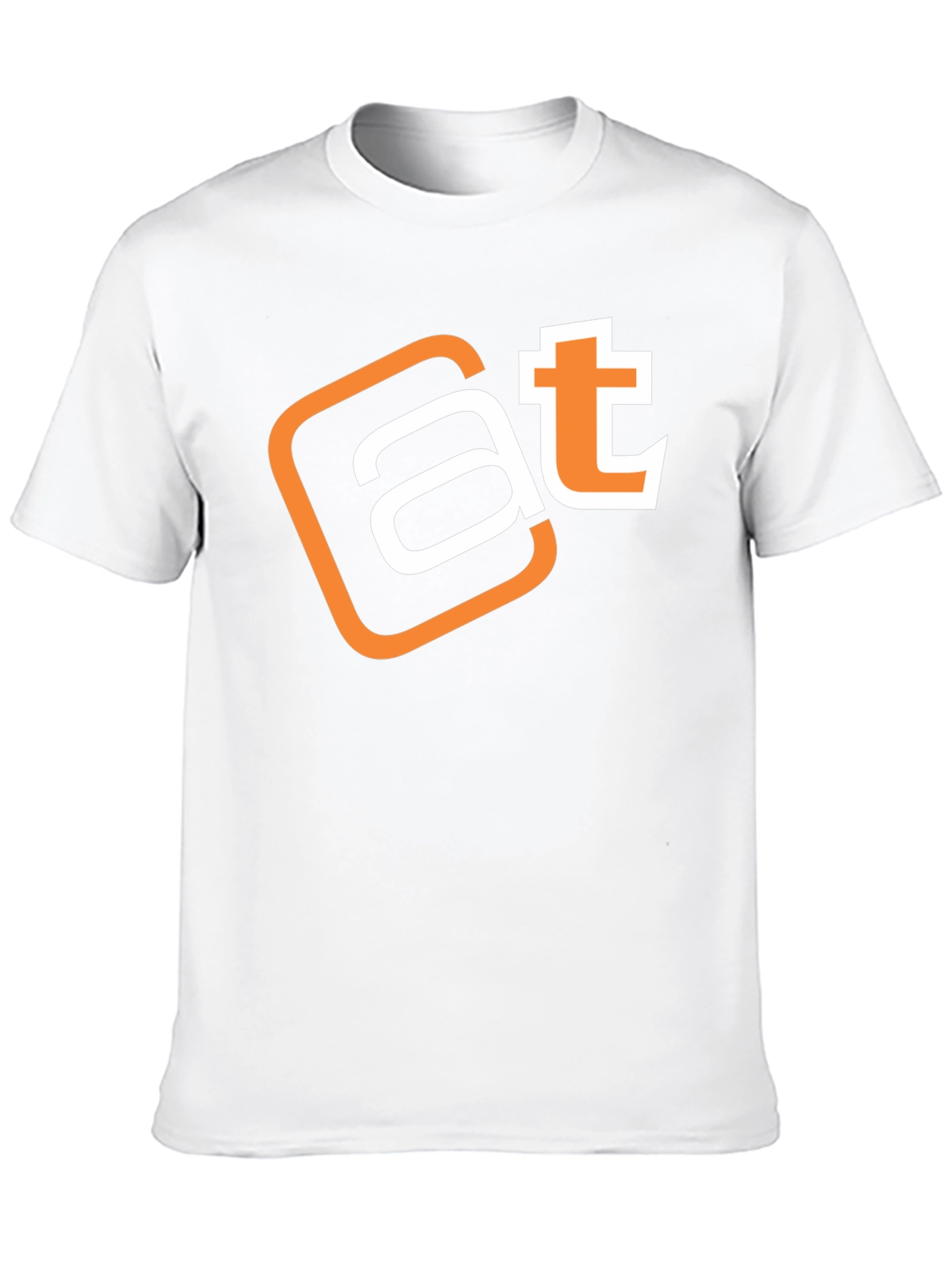 AT Logo Black T-Shirt - Modern Graphic Tee
