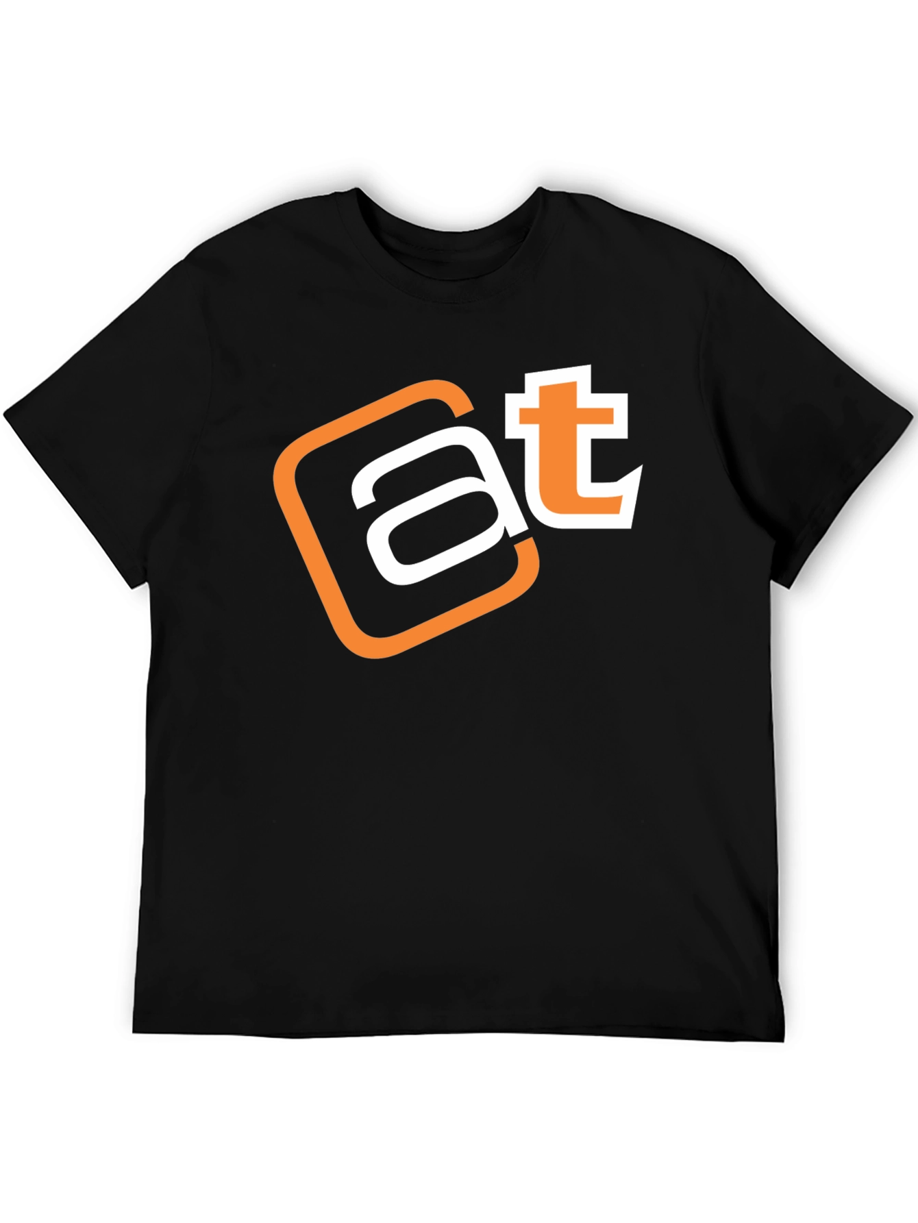 AT Logo Black T-Shirt - Modern Graphic Tee