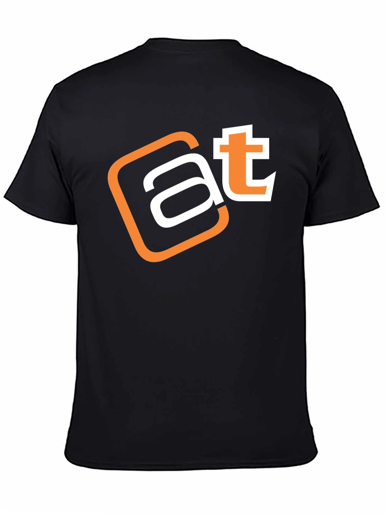 AT Logo Black T-Shirt - Modern Graphic Tee