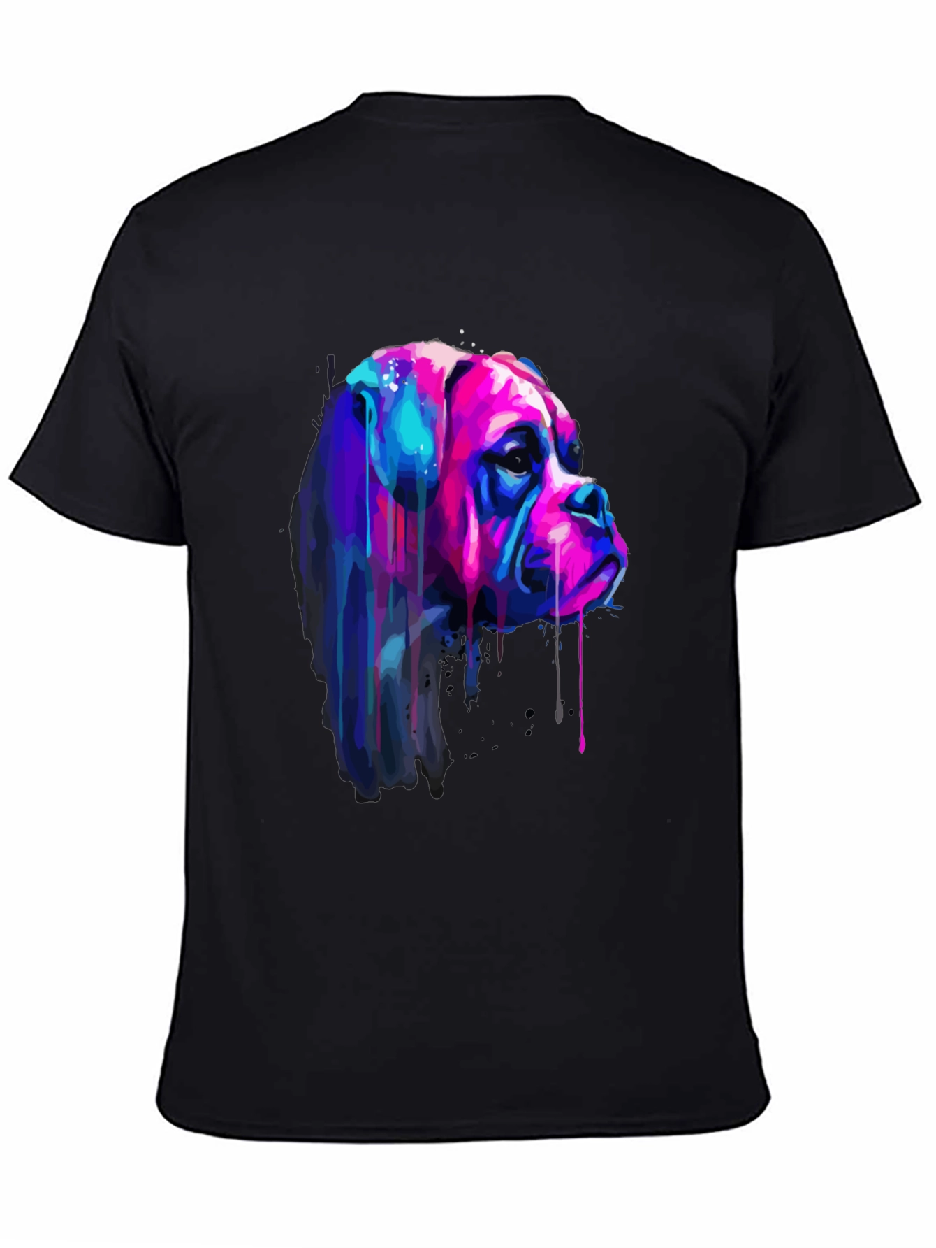 Abstract Dog Art Print T-Shirt