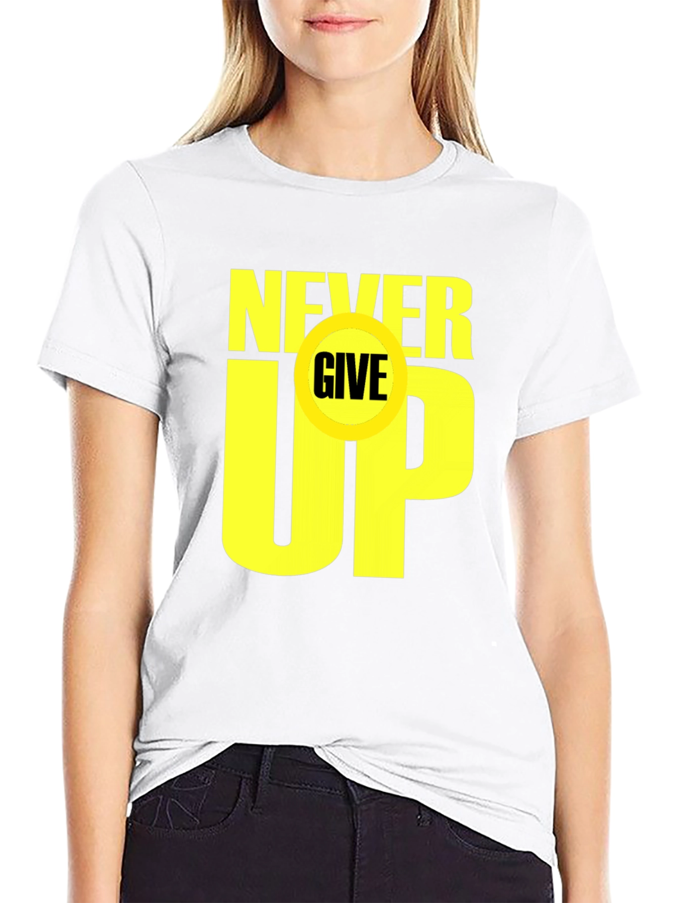 Never Give Up T-Shirt - Motivational Graphic Tee