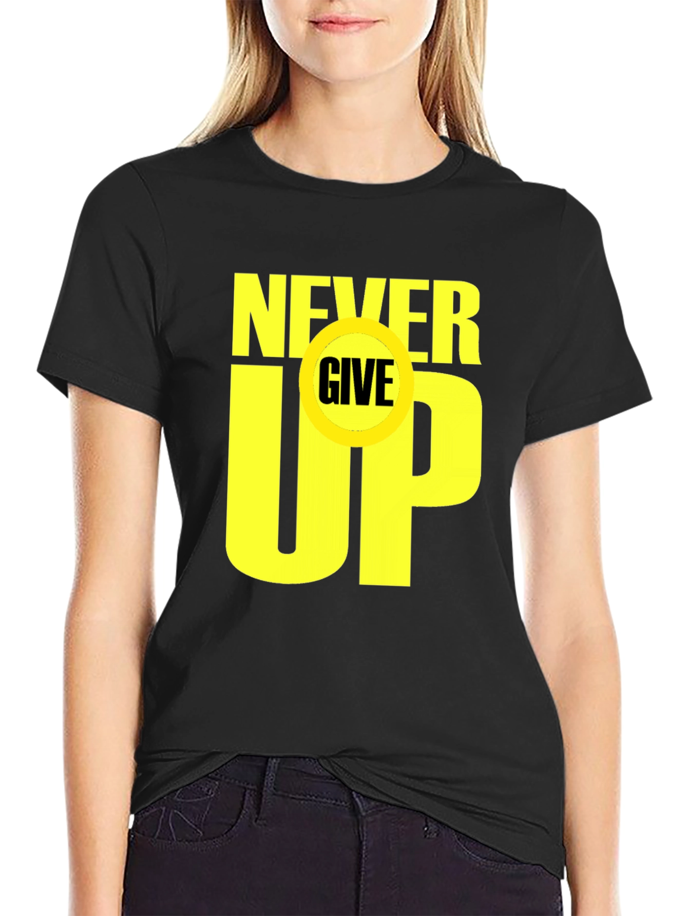 Never Give Up T-Shirt - Motivational Graphic Tee