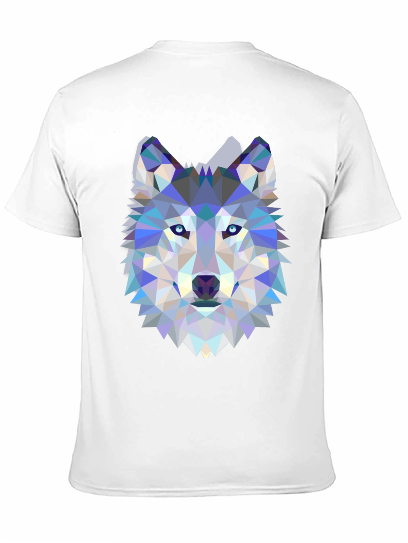Geometric Wolf Graphic T-Shirt