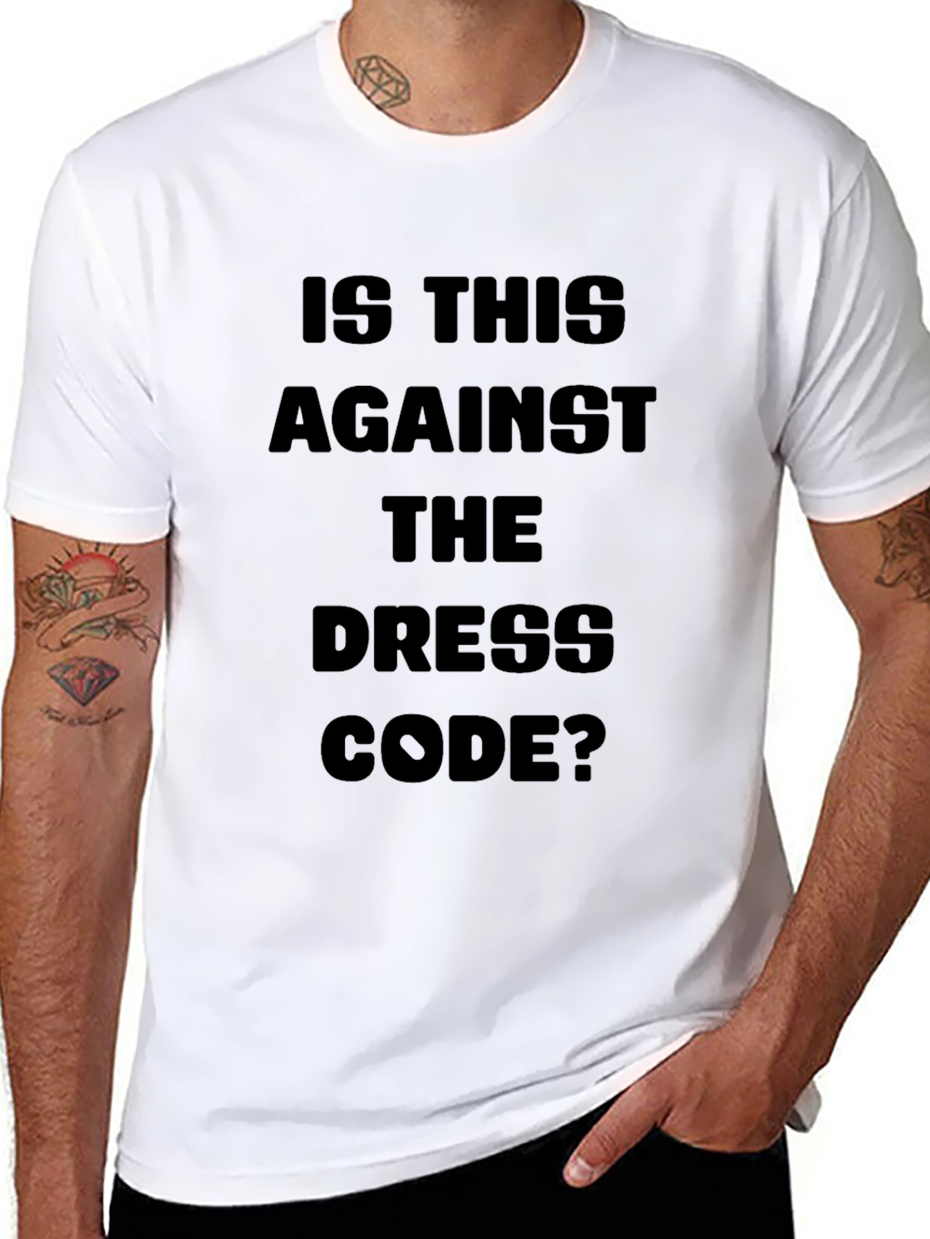 Is This Against the Dress Code? Novelty T-Shirt