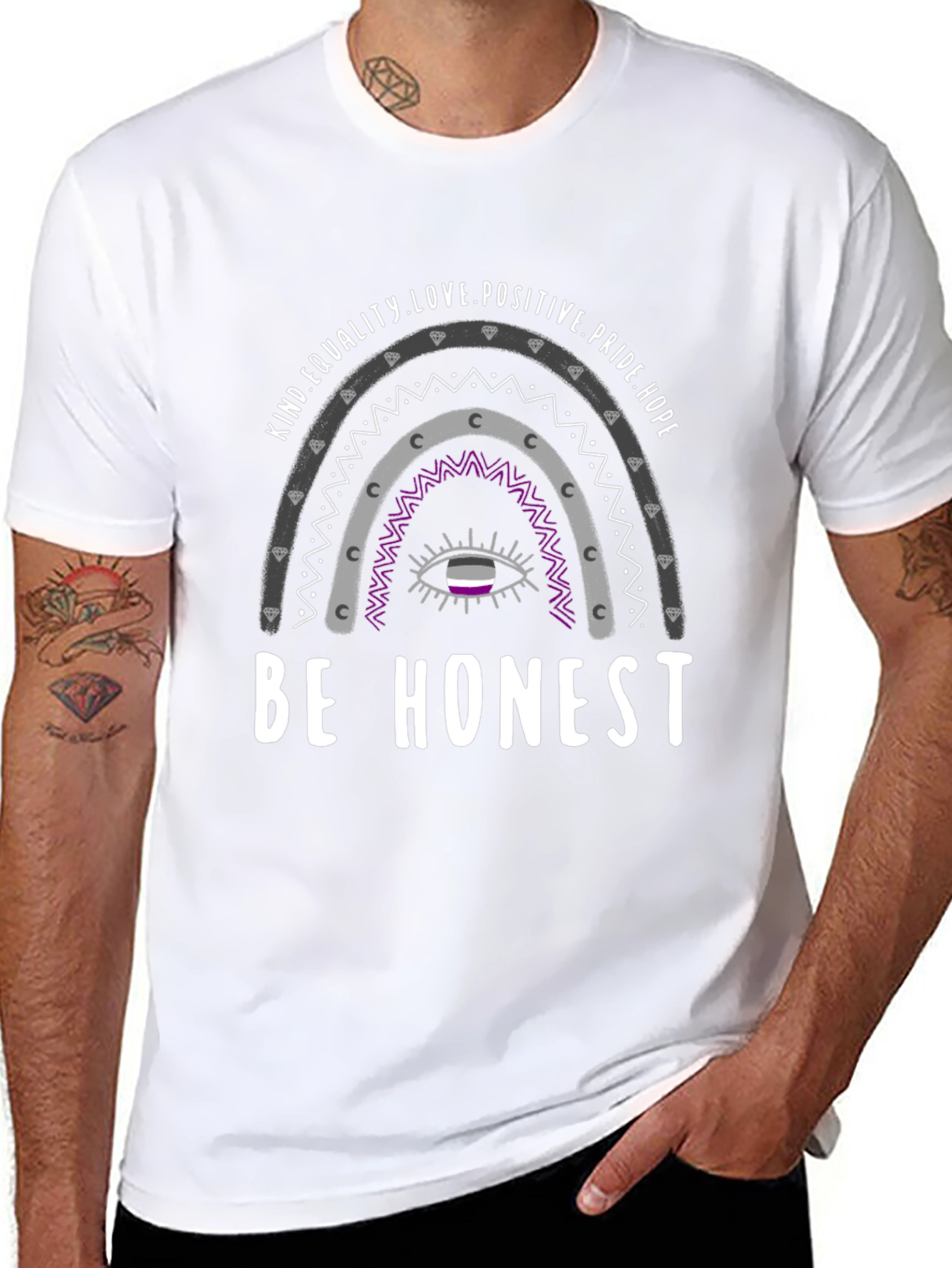 Be Honest Asexual Pride T-Shirt
