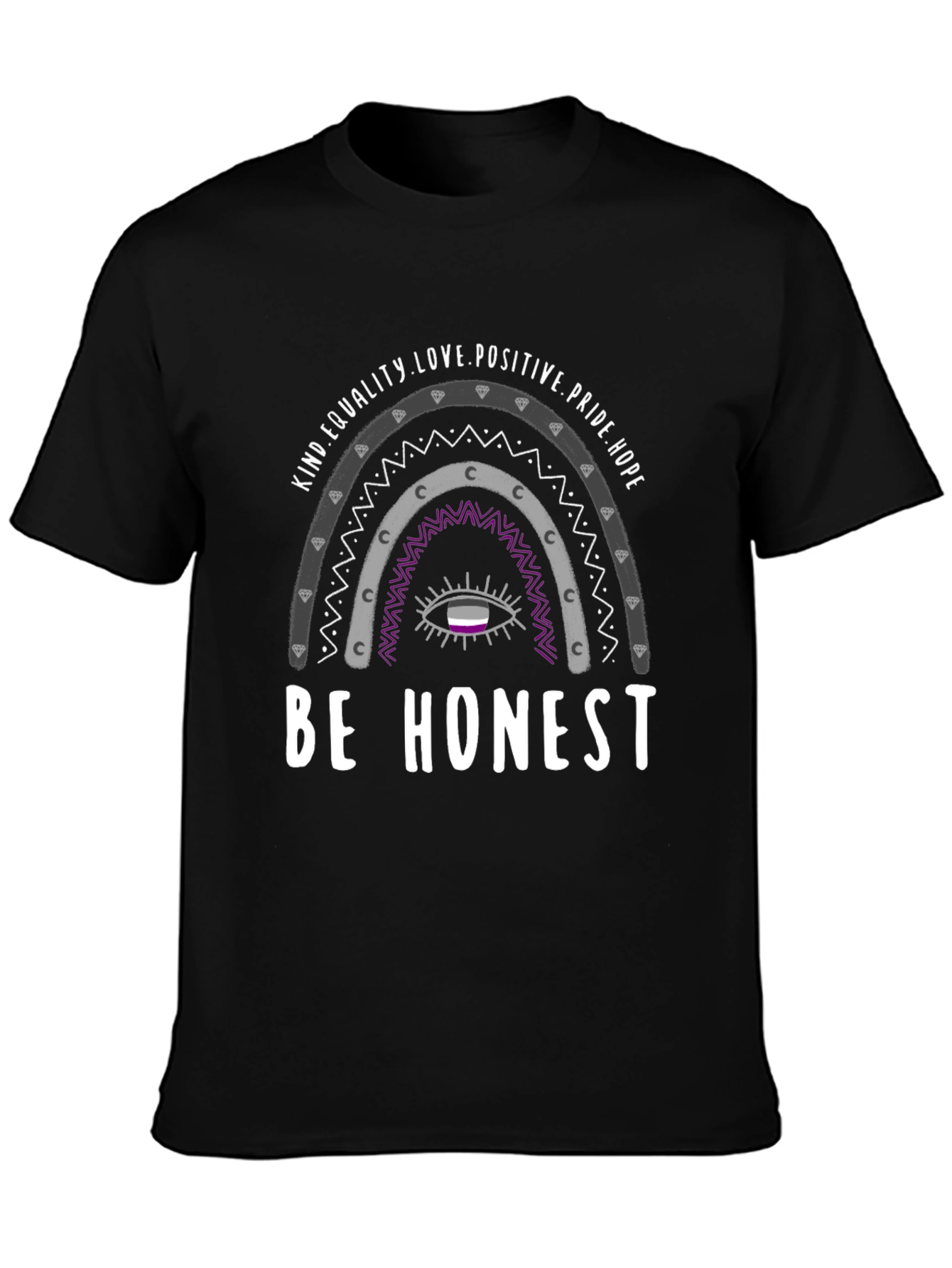 Be Honest Asexual Pride T-Shirt