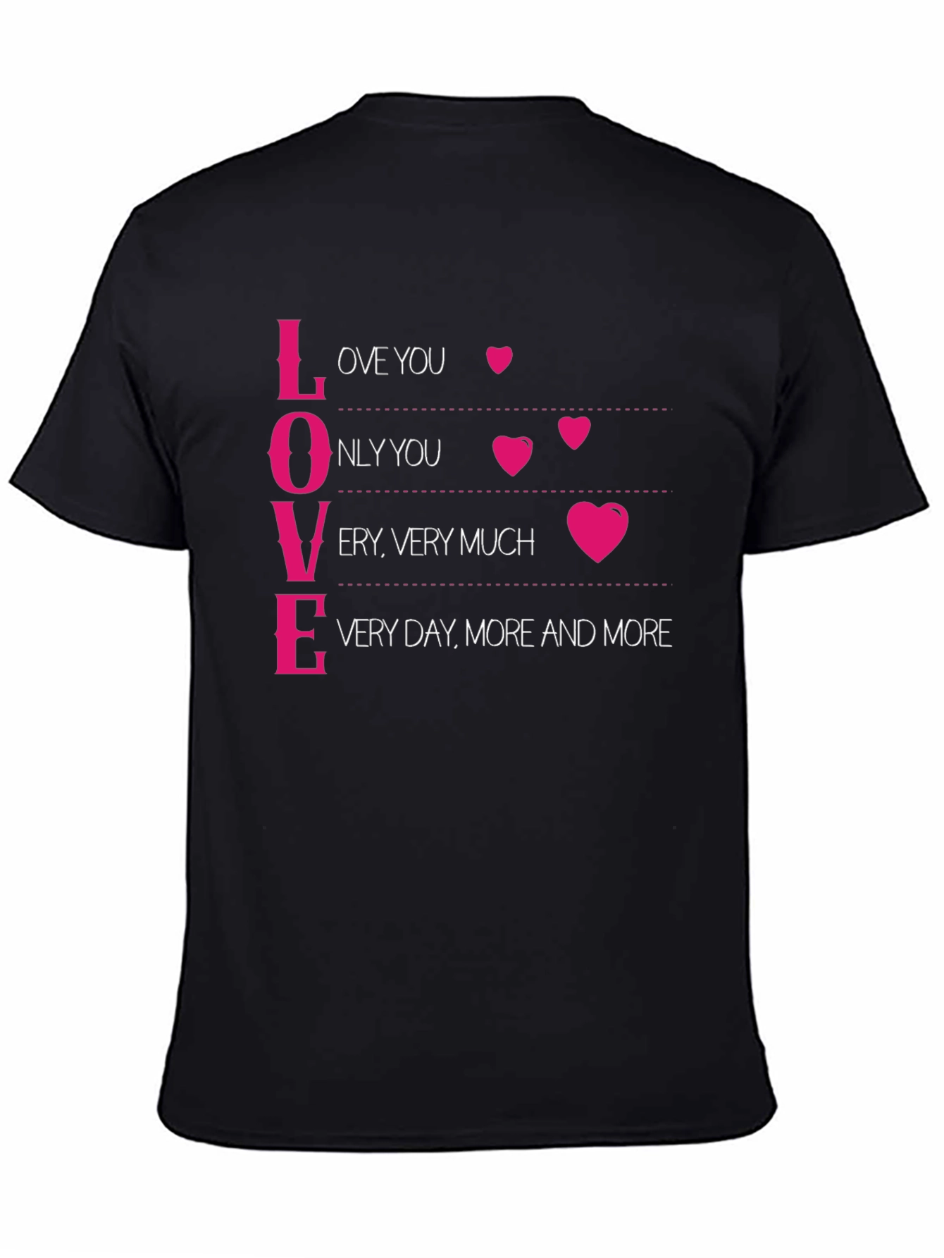 Love Definition Black Graphic Tee