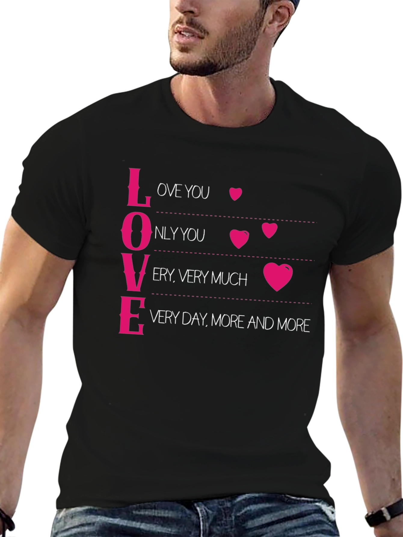 Love Definition Black Graphic Tee