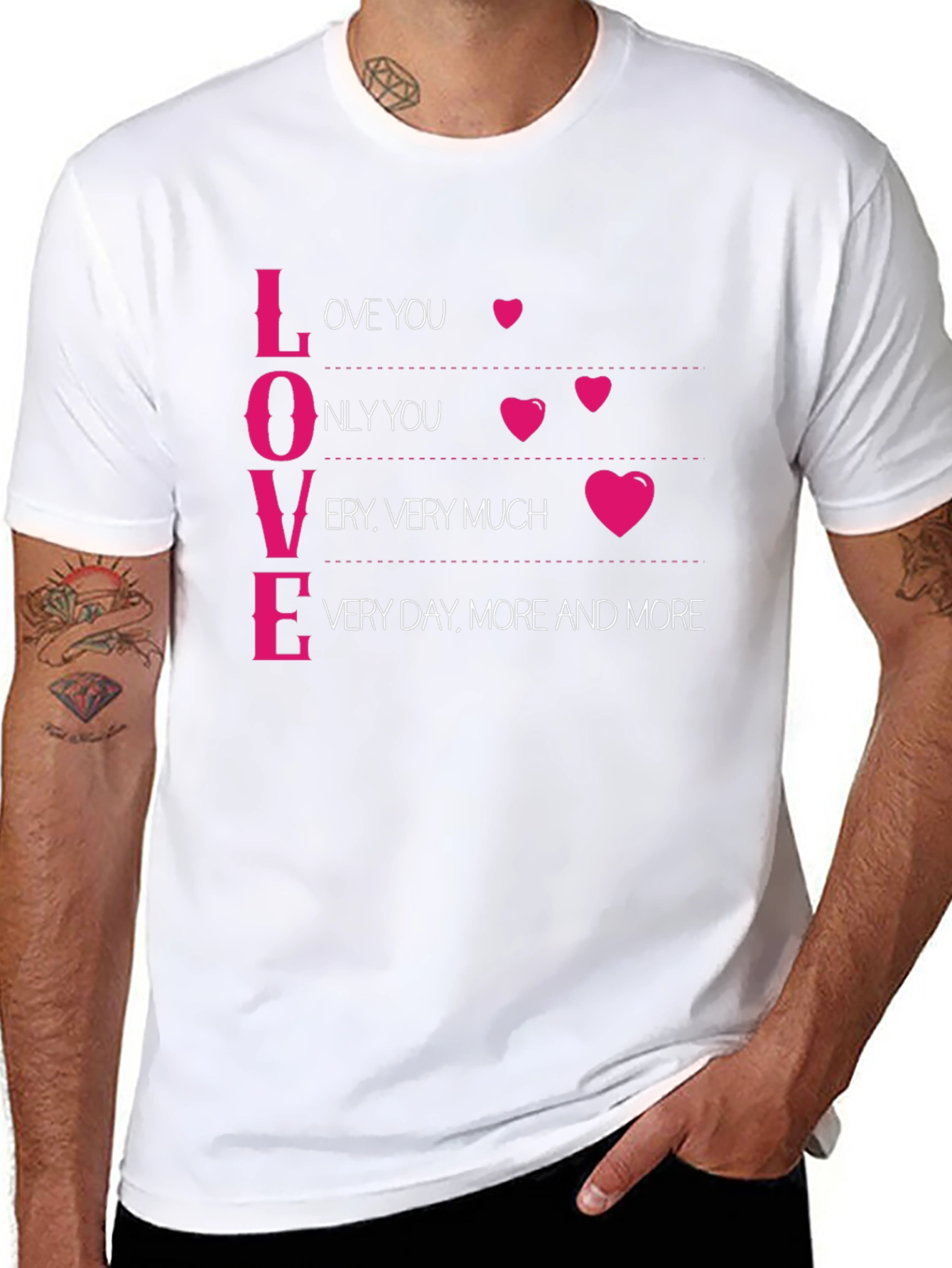 Love Definition Black Graphic Tee