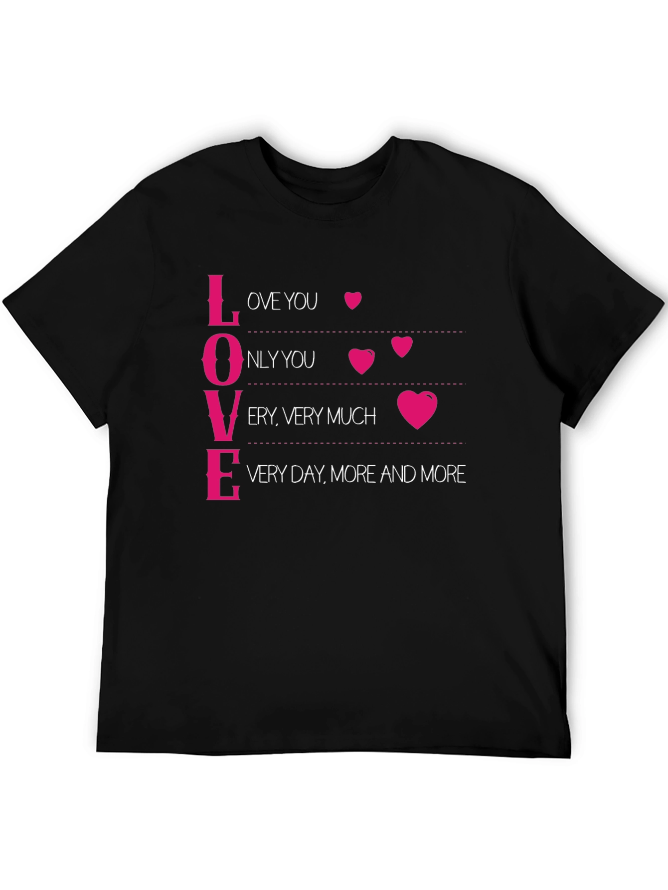 Love Definition Black Graphic Tee