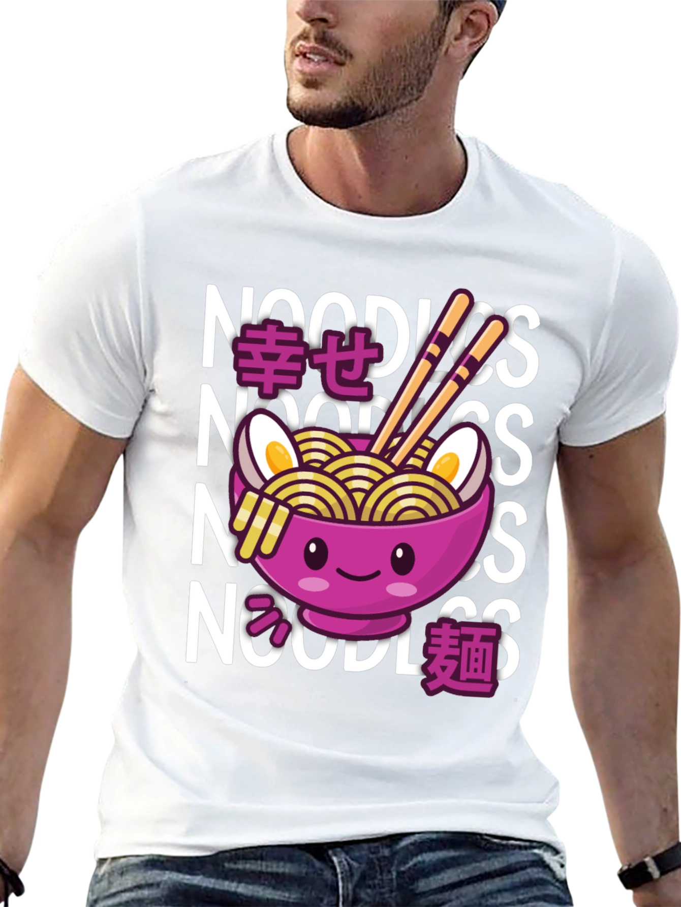 Noodles Kawaii Style Graphic Tee