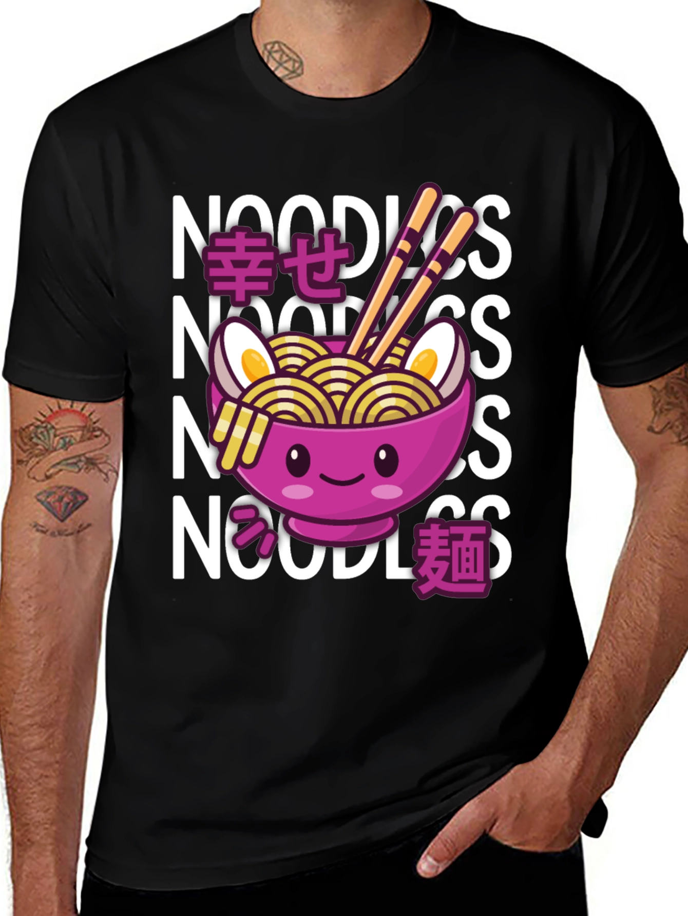 Noodles Kawaii Style Graphic Tee