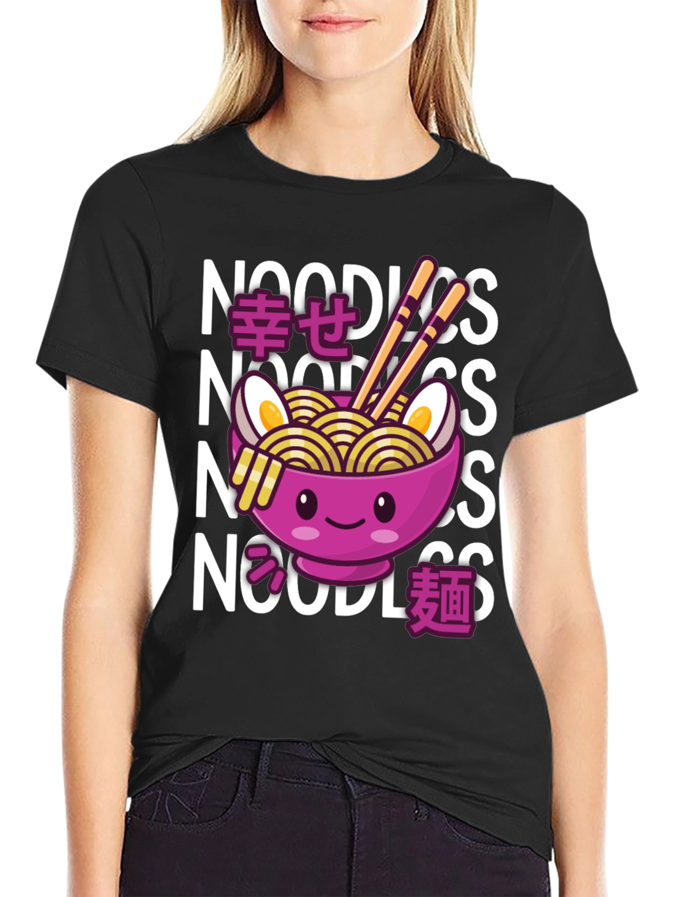 Noodles Kawaii Style Graphic Tee