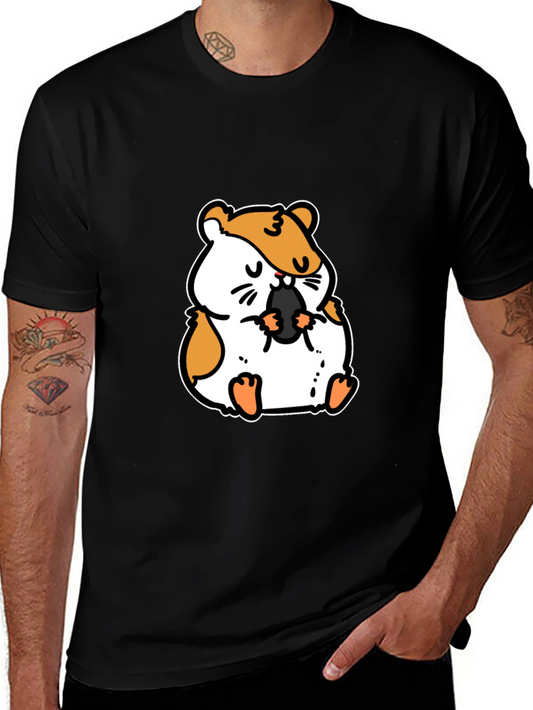 Hamster Graphic Tee - Cute Animal T-Shirt