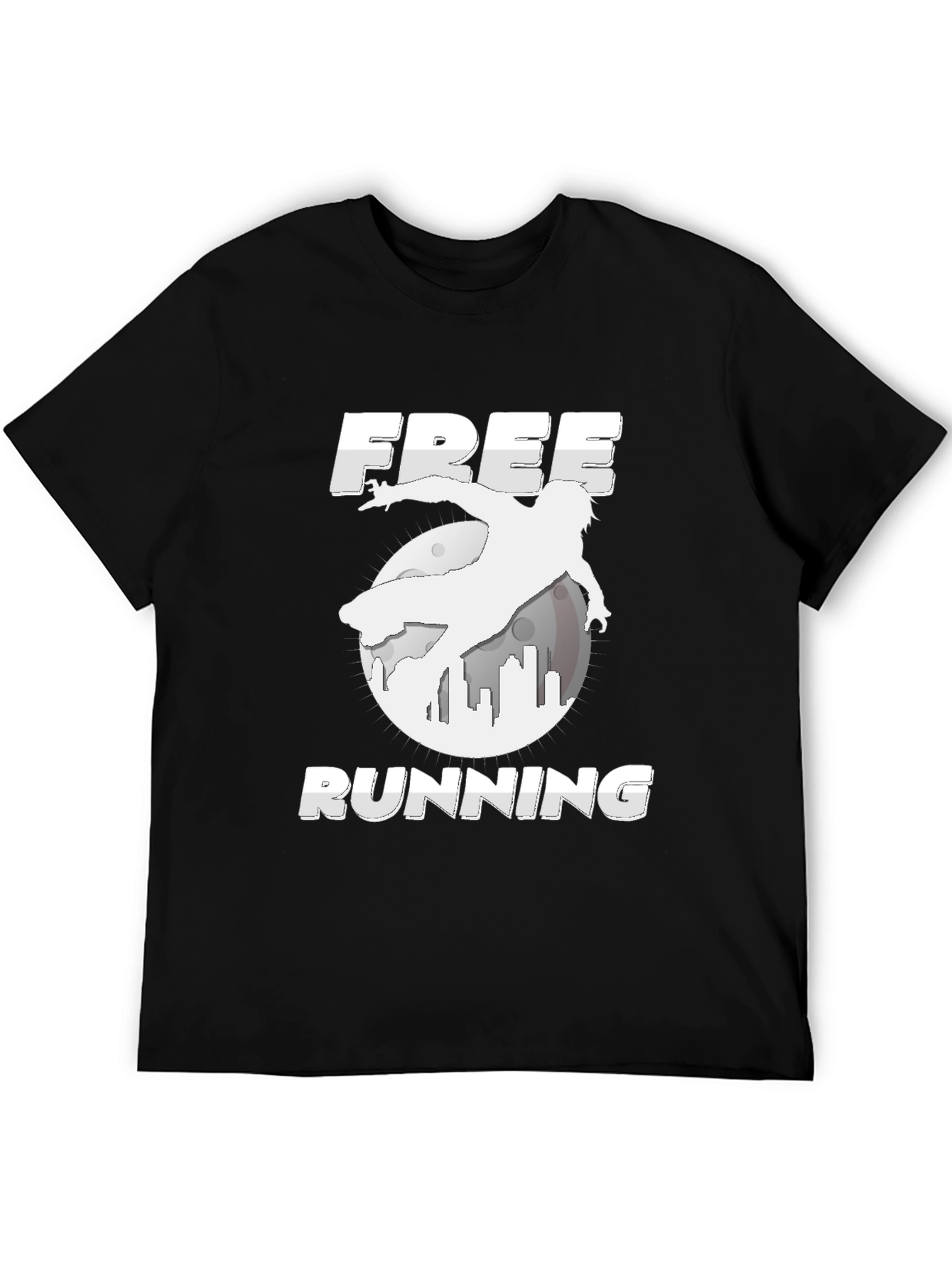 Free Running Black T-Shirt