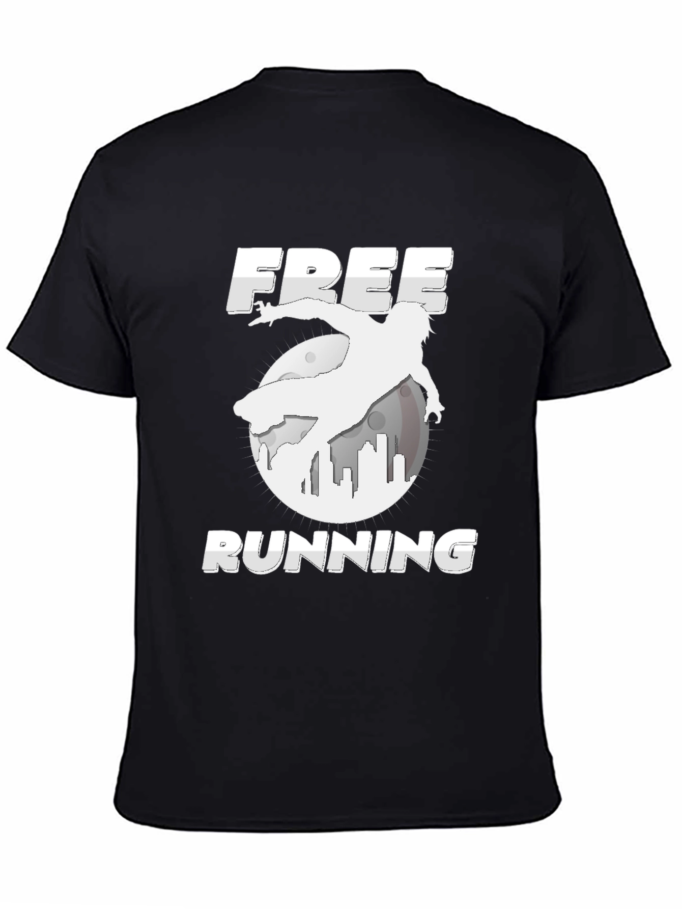 Free Running Black T-Shirt