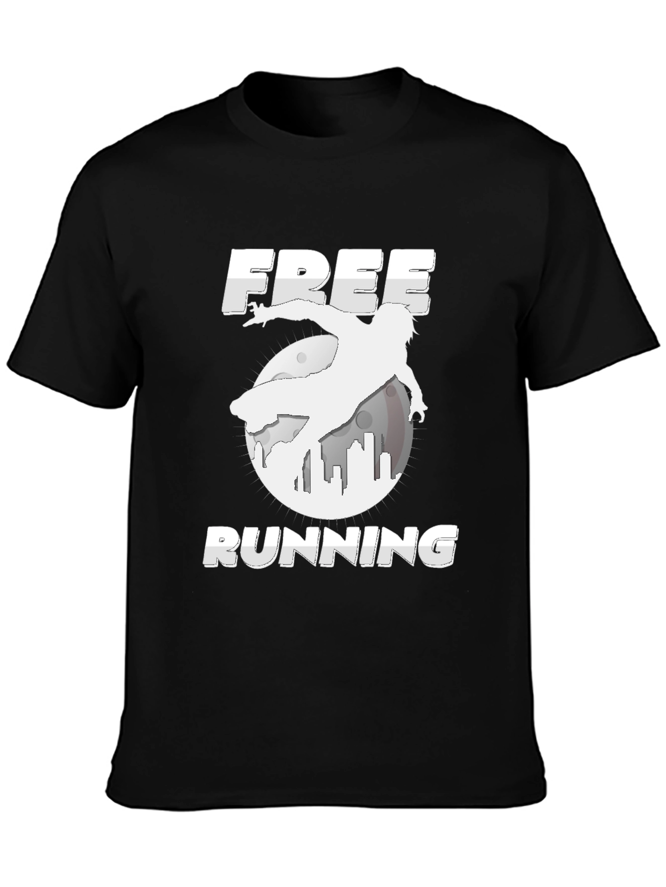 Free Running Black T-Shirt