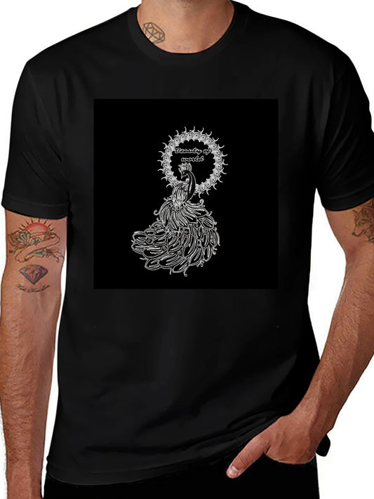 Beauty of World Black T-Shirt